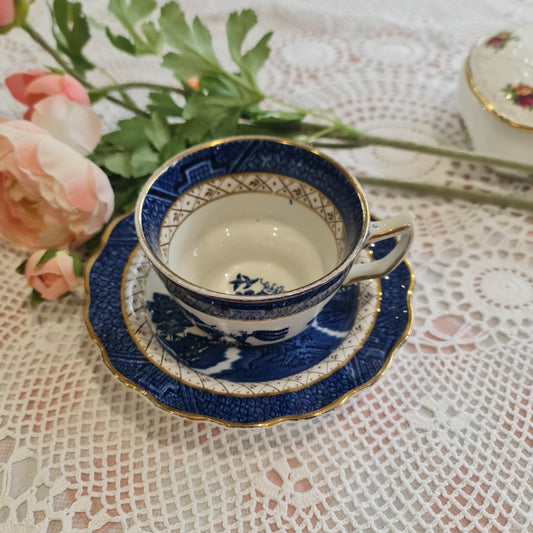 Booths old willow blue and white tea set