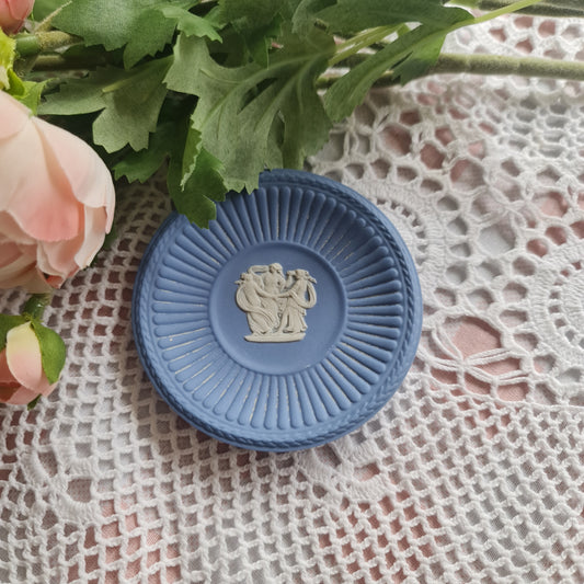 Wedgwood jasperware Mini round shape  trinket dish