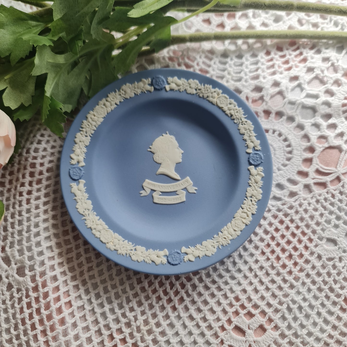 Wedgwood jasperware Round  dish - Queen