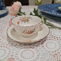 The Old Dresden Bavaria Antique Floral Tea Cup & Saucer Set.