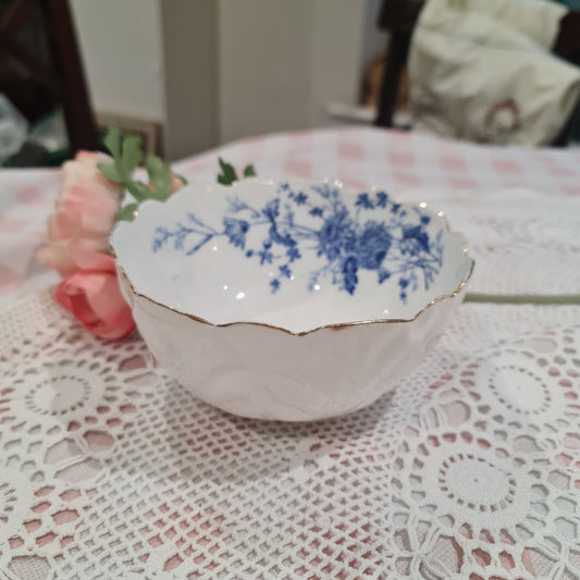 19th Century blue and white bowl- likely Coalport