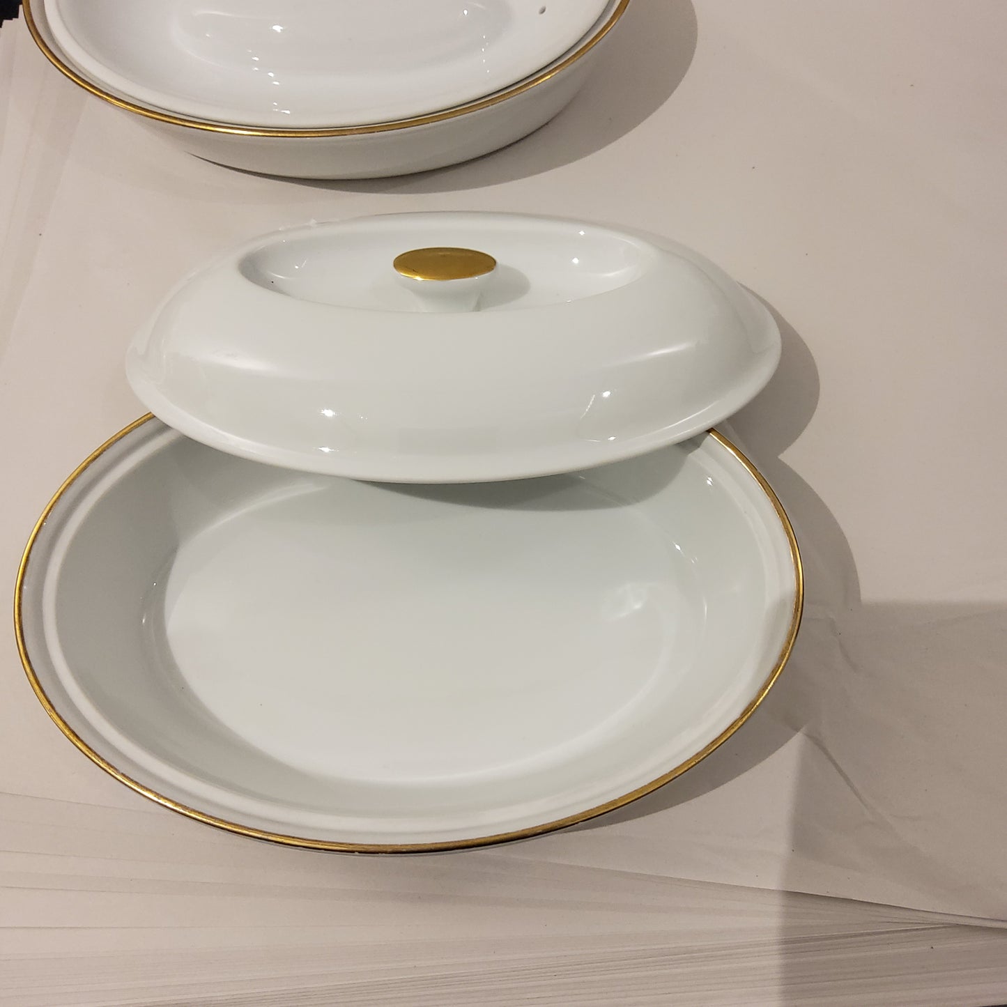 Royal Worcester White and Gold