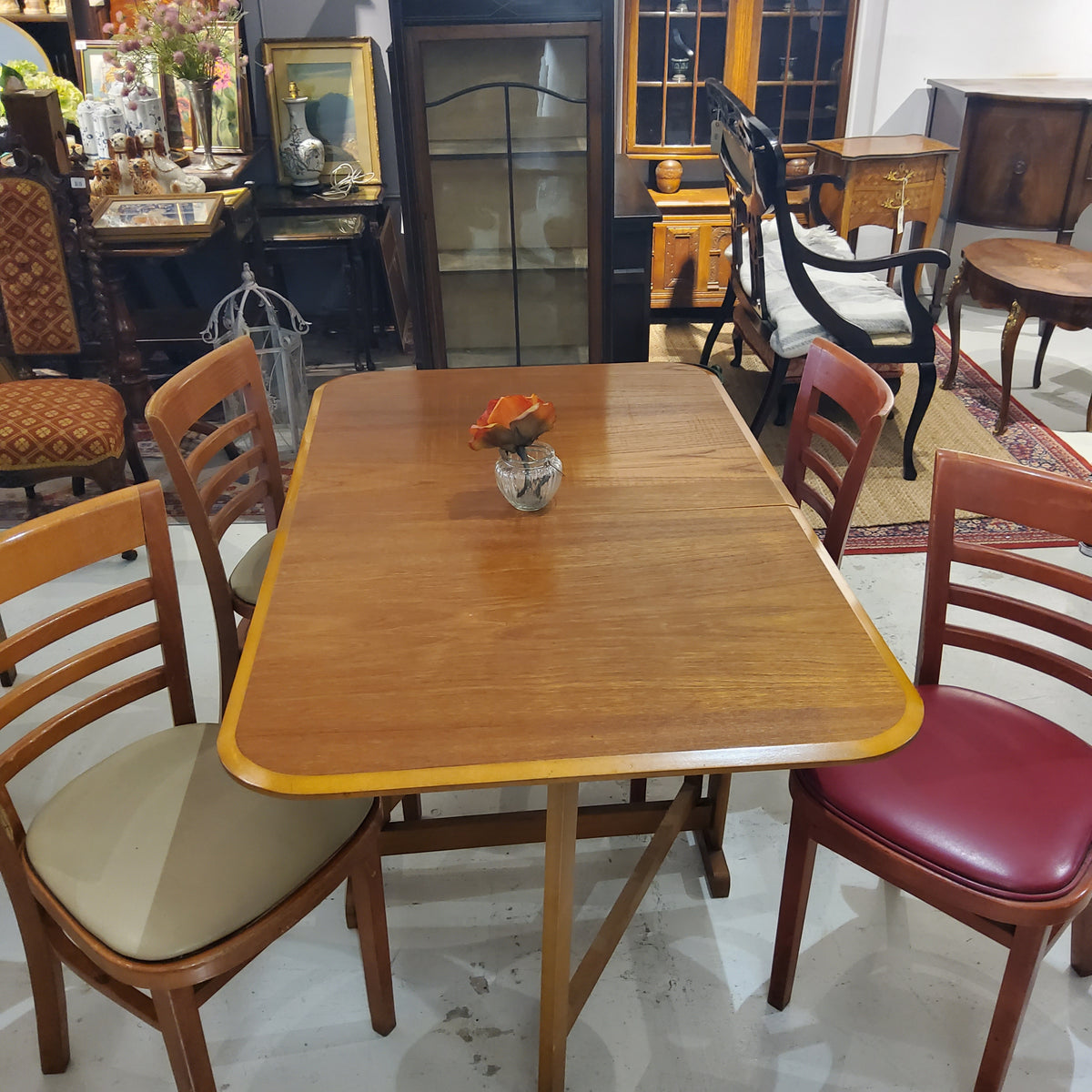 Schreiber Mid-Century Teak Gateleg Dining Table