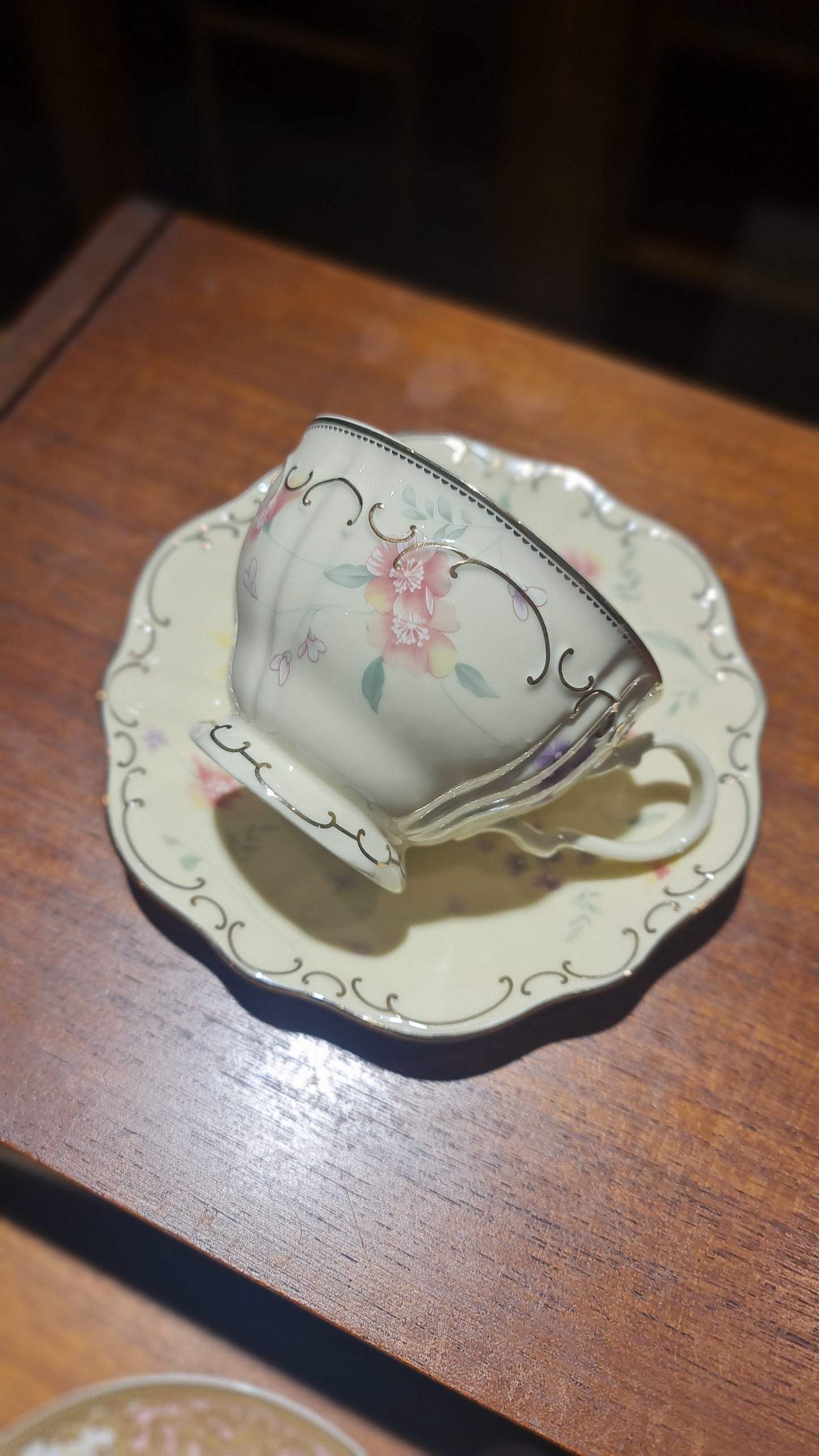 Lenardi vintage fine bone china tea set