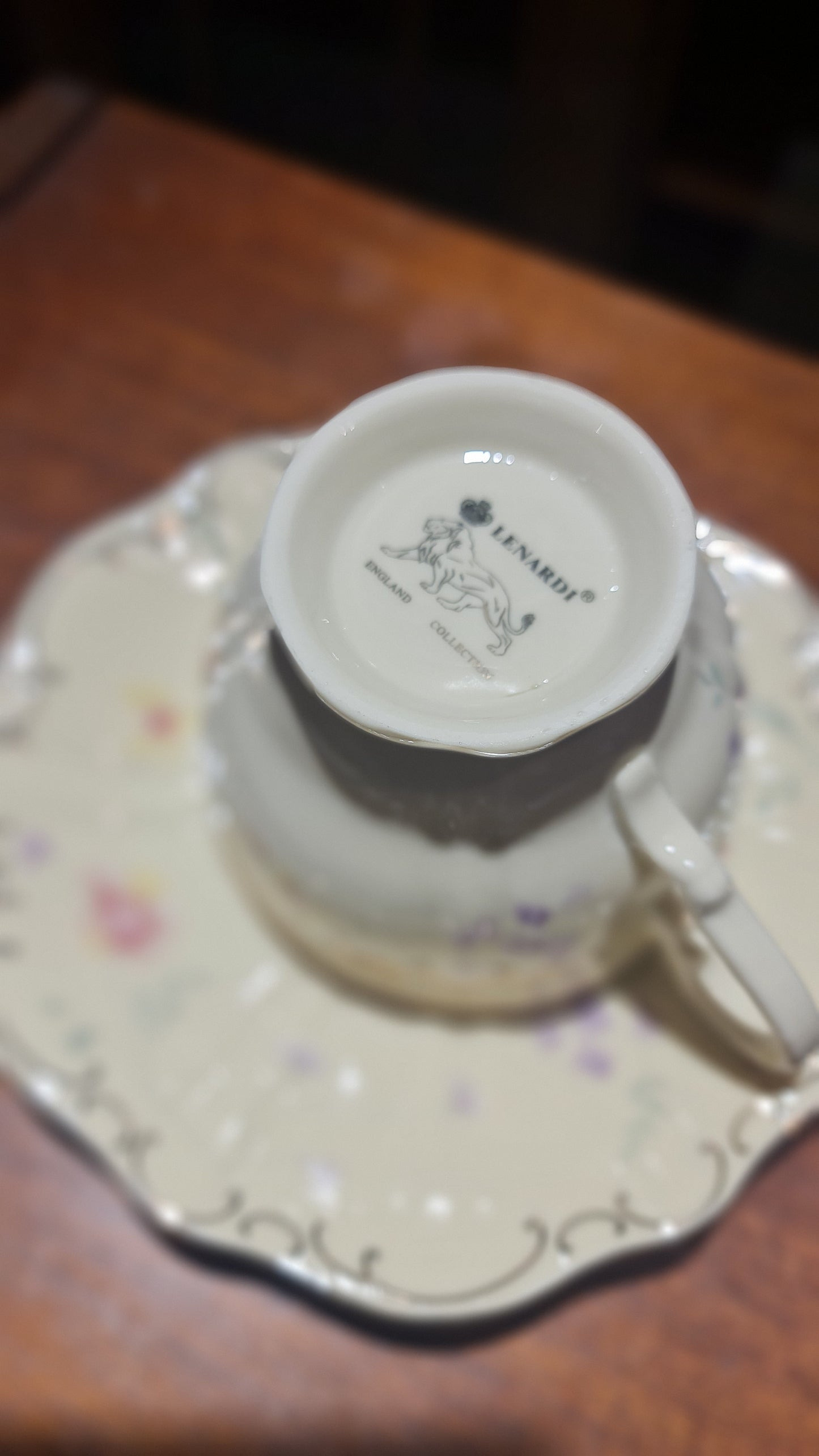 Lenardi vintage fine bone china tea set