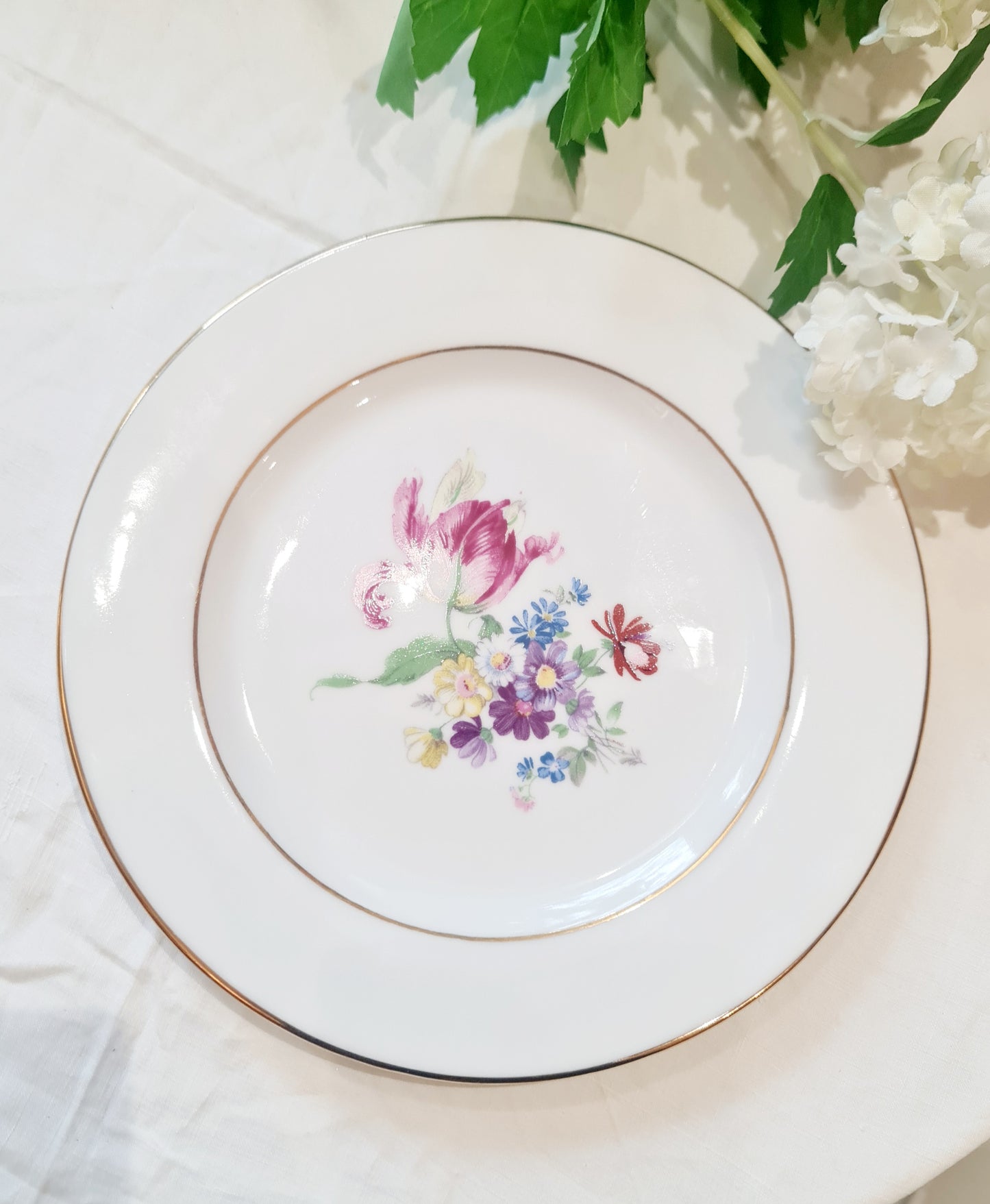 Colonial williamburg 20 cm flora plate