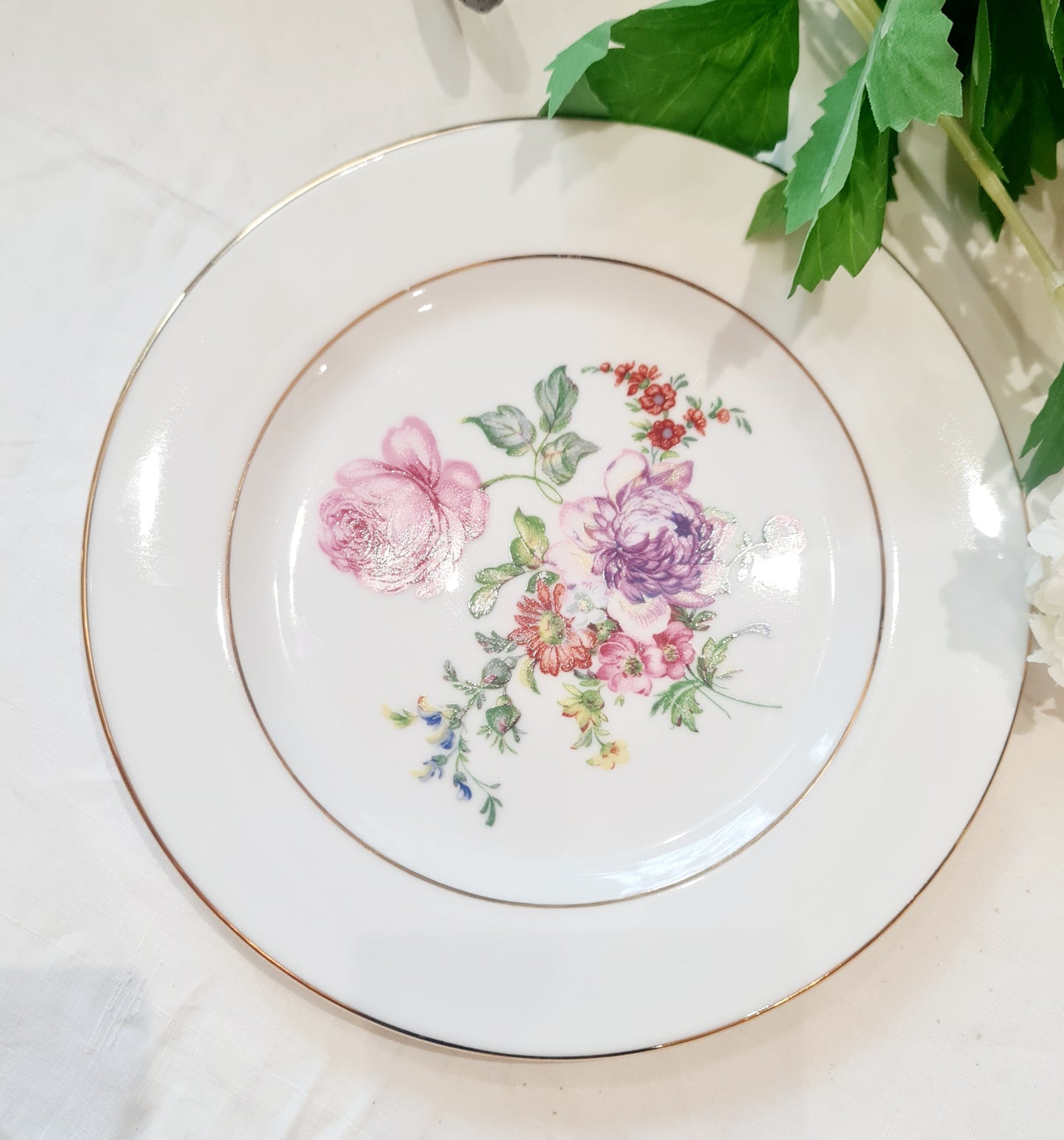 Colonial williamburg 20 cm flora plate