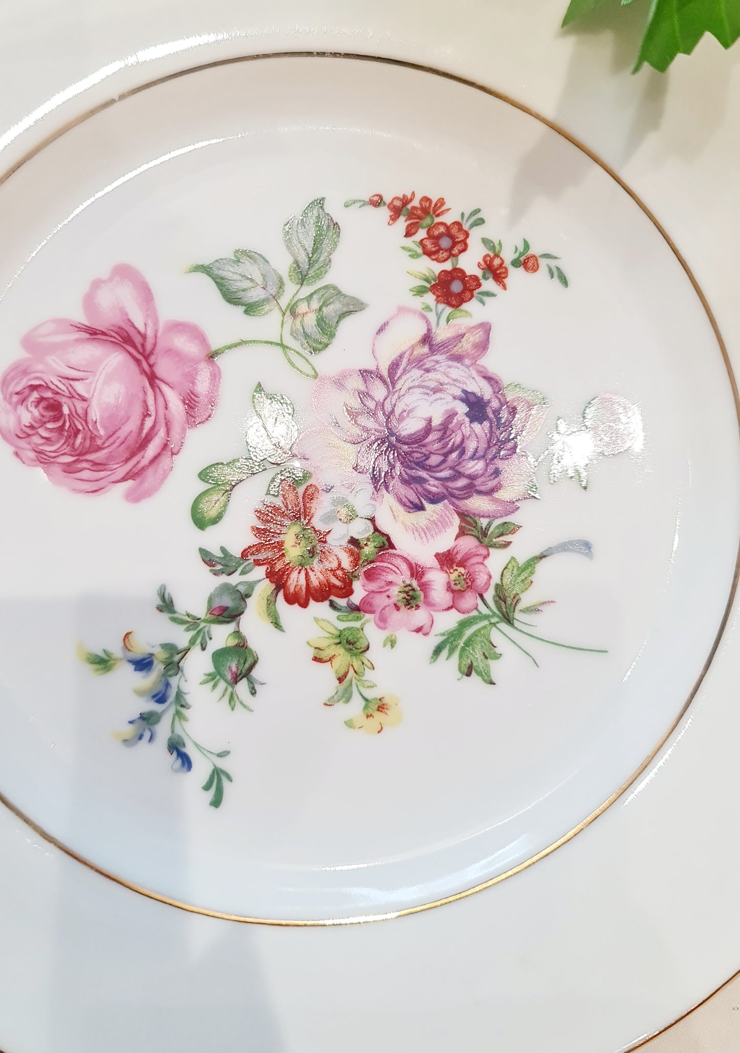 Colonial williamburg 20 cm flora plate