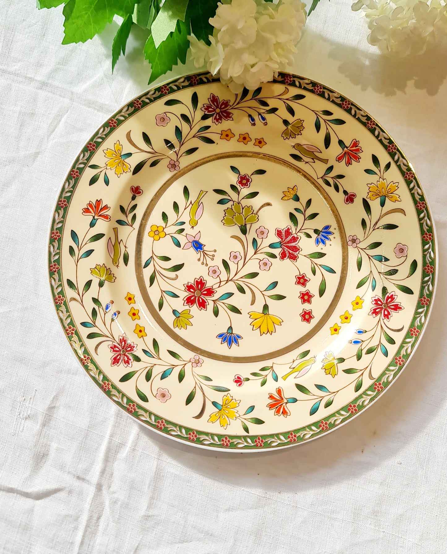 Minton style fine bone china  plate 26.5cm