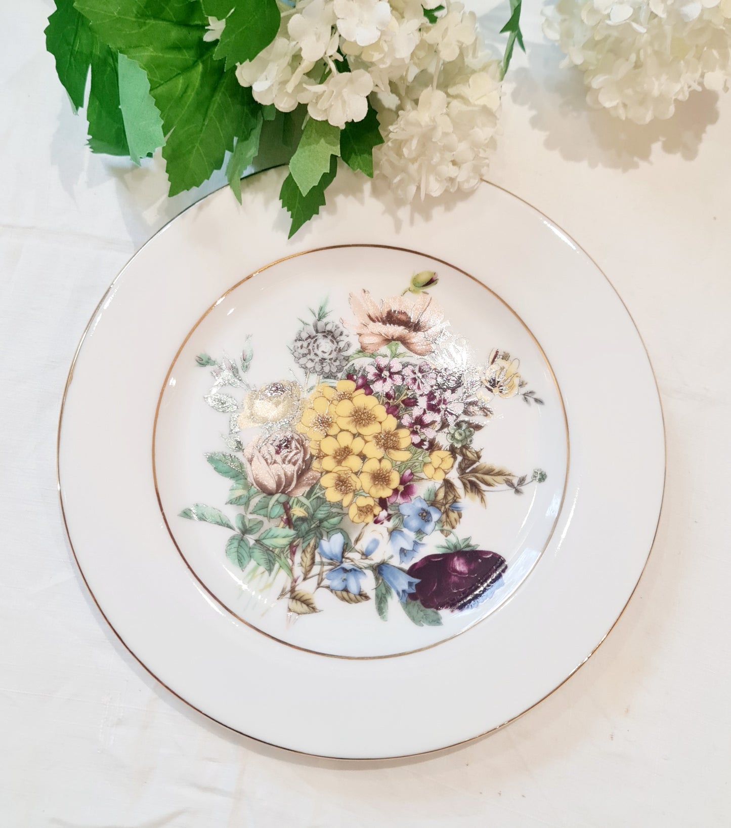 Colonial williamburg 20 cm flora plate