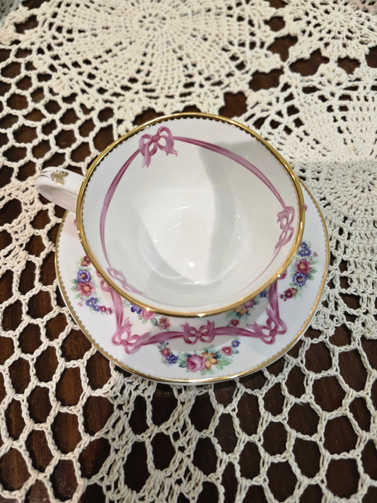 Pink Ribbon Teaset