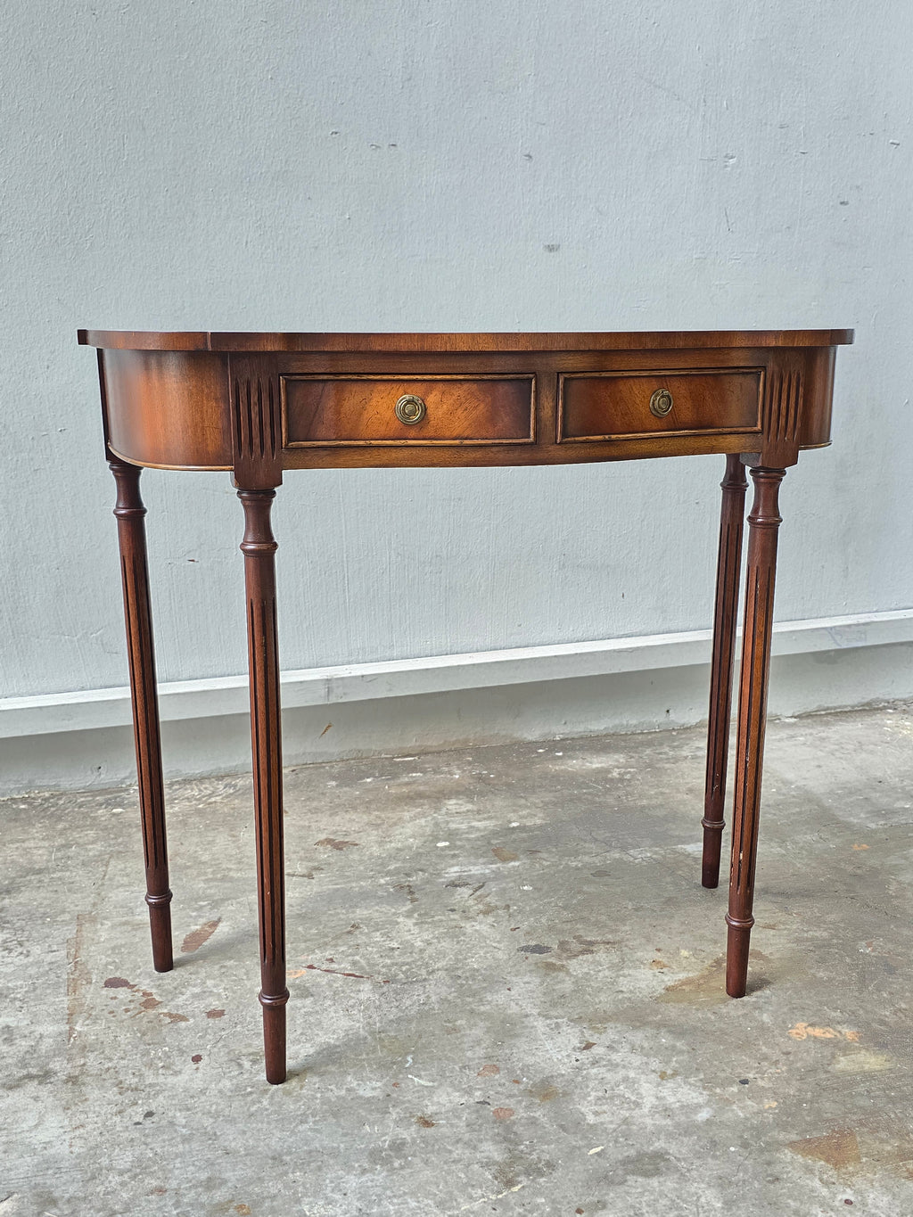 Antique Mahogany Console Side Table