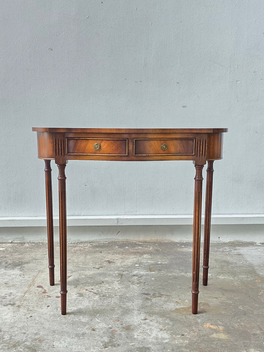 Antique Mahogany Console Side Table