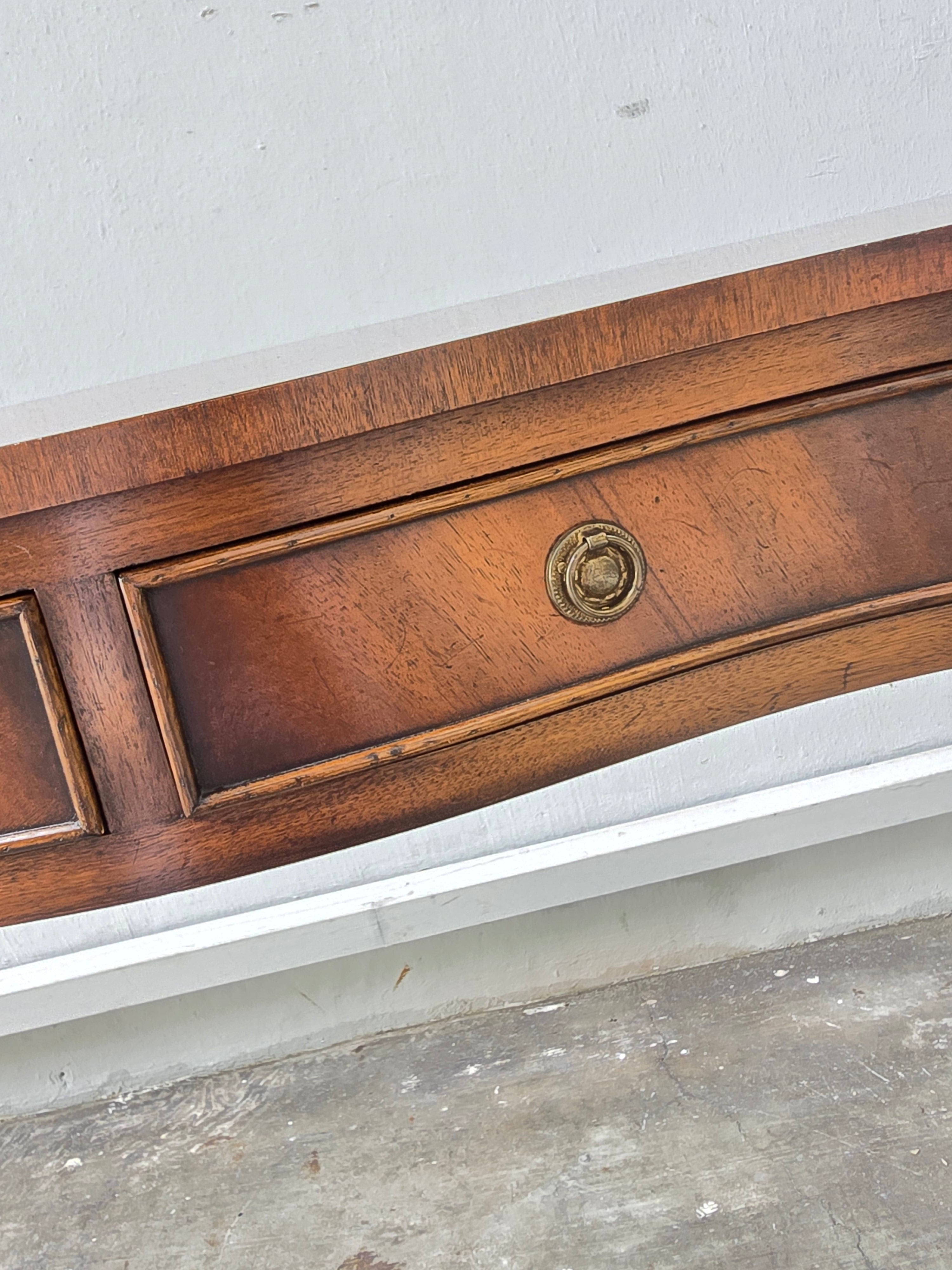 Antique Mahogany Console Side Table