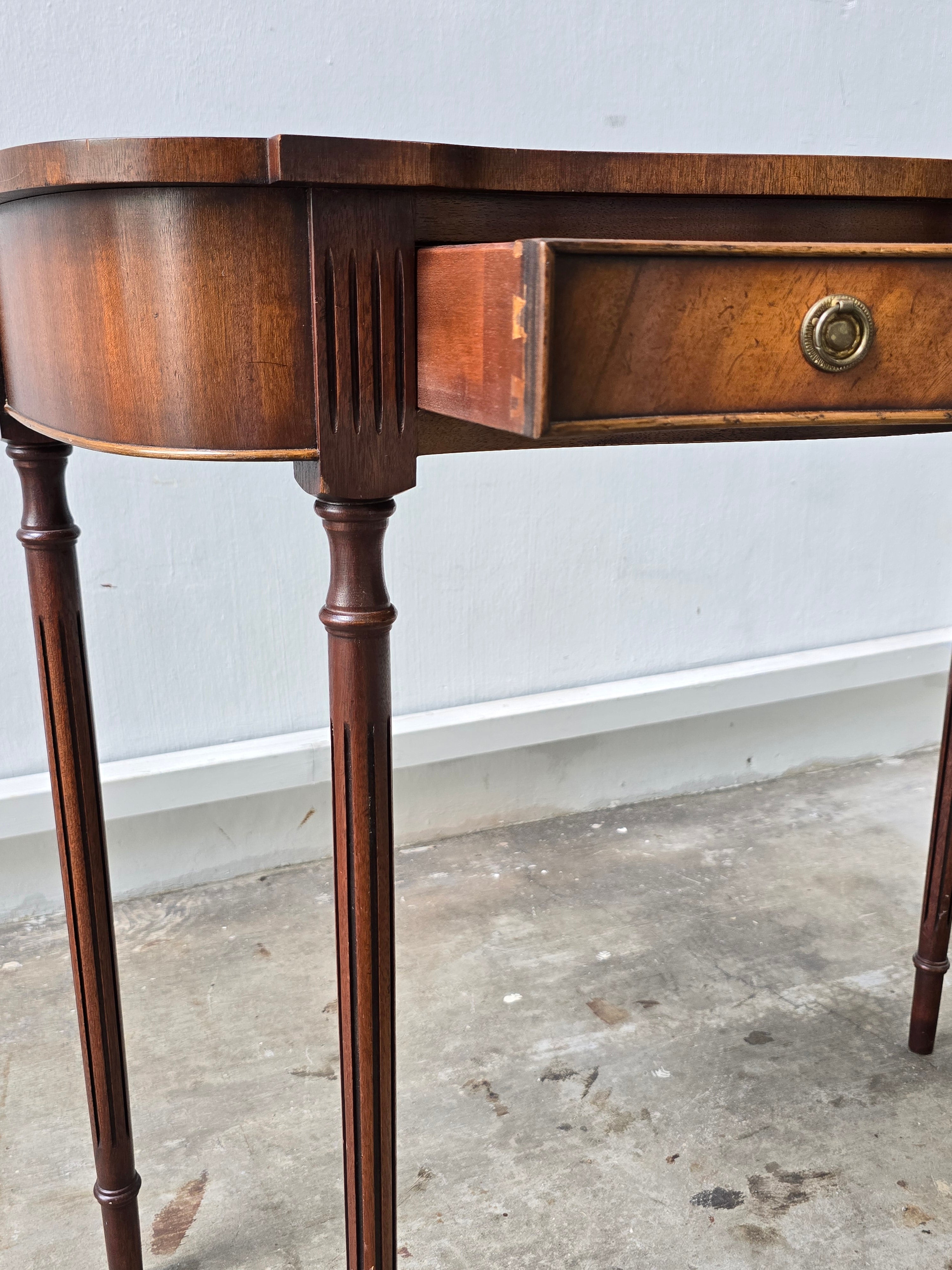 Antique Mahogany Console Side Table