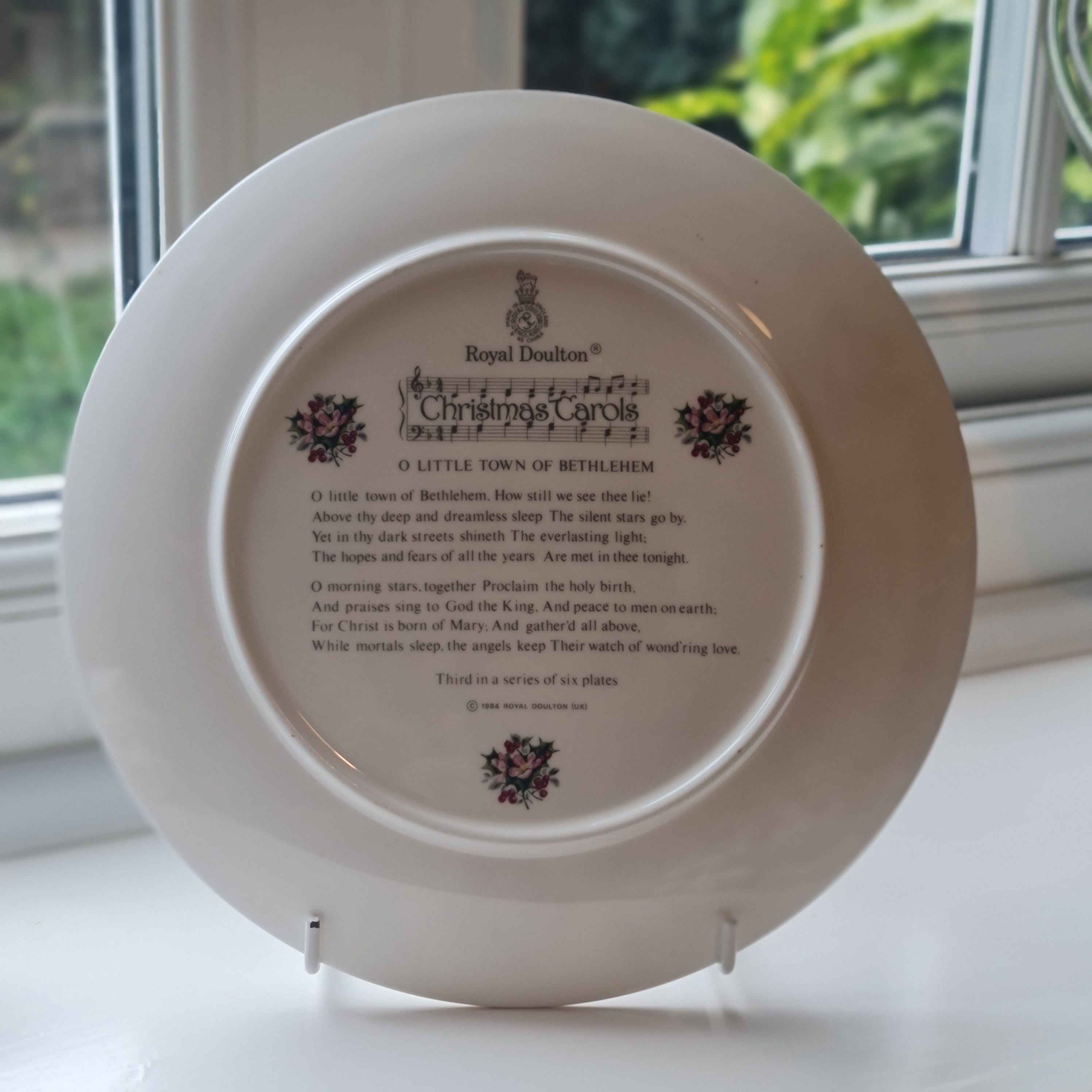 Royal Doulton Christmas Carol collector plate