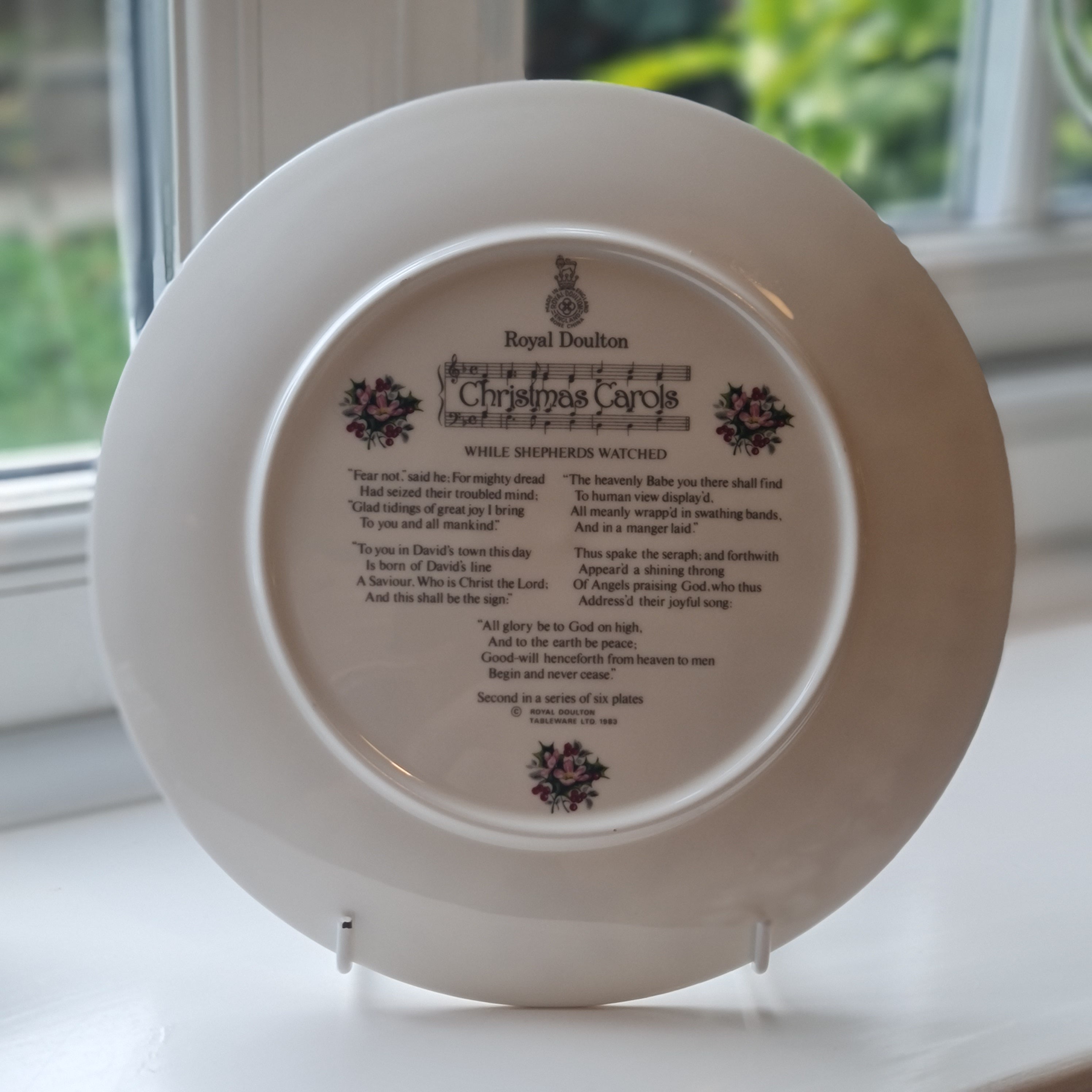 Royal Doulton Christmas Carol collector plate