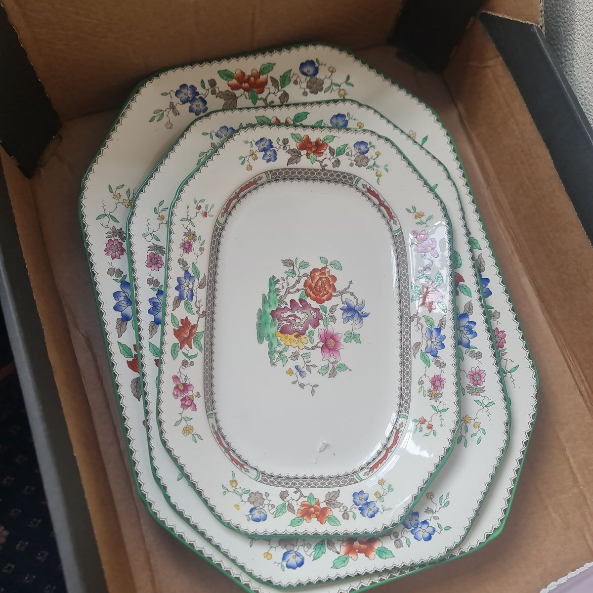 Rare Spode Copeland big serving platter x 3