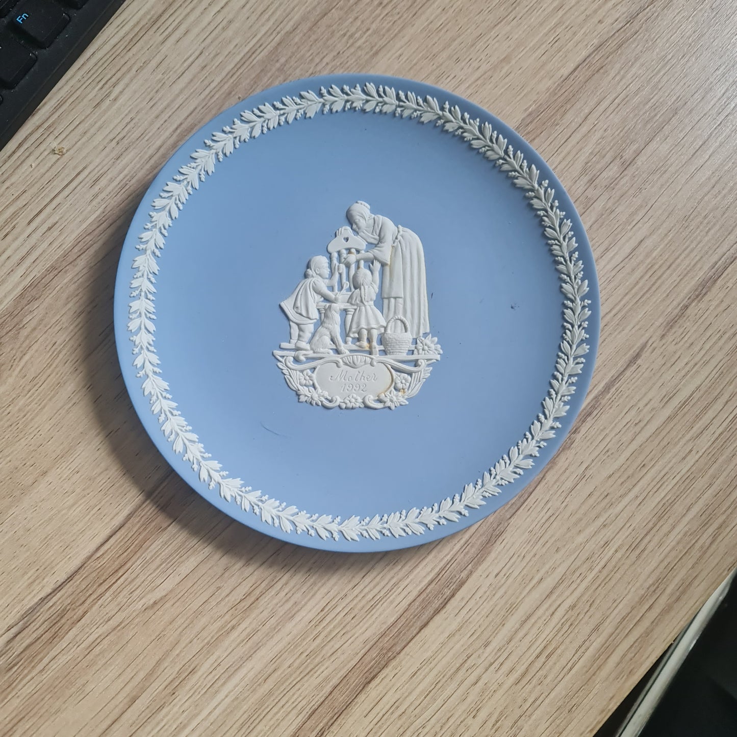 Wedgwood  Jasperware mother series plate