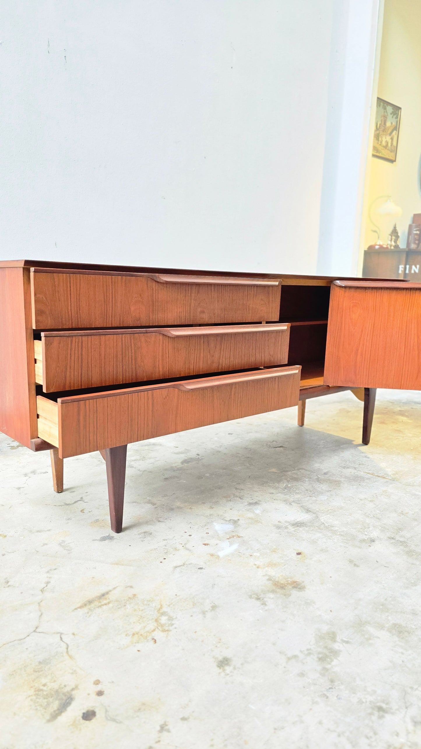 Mid-Century British Teak Sideboard, 1960s