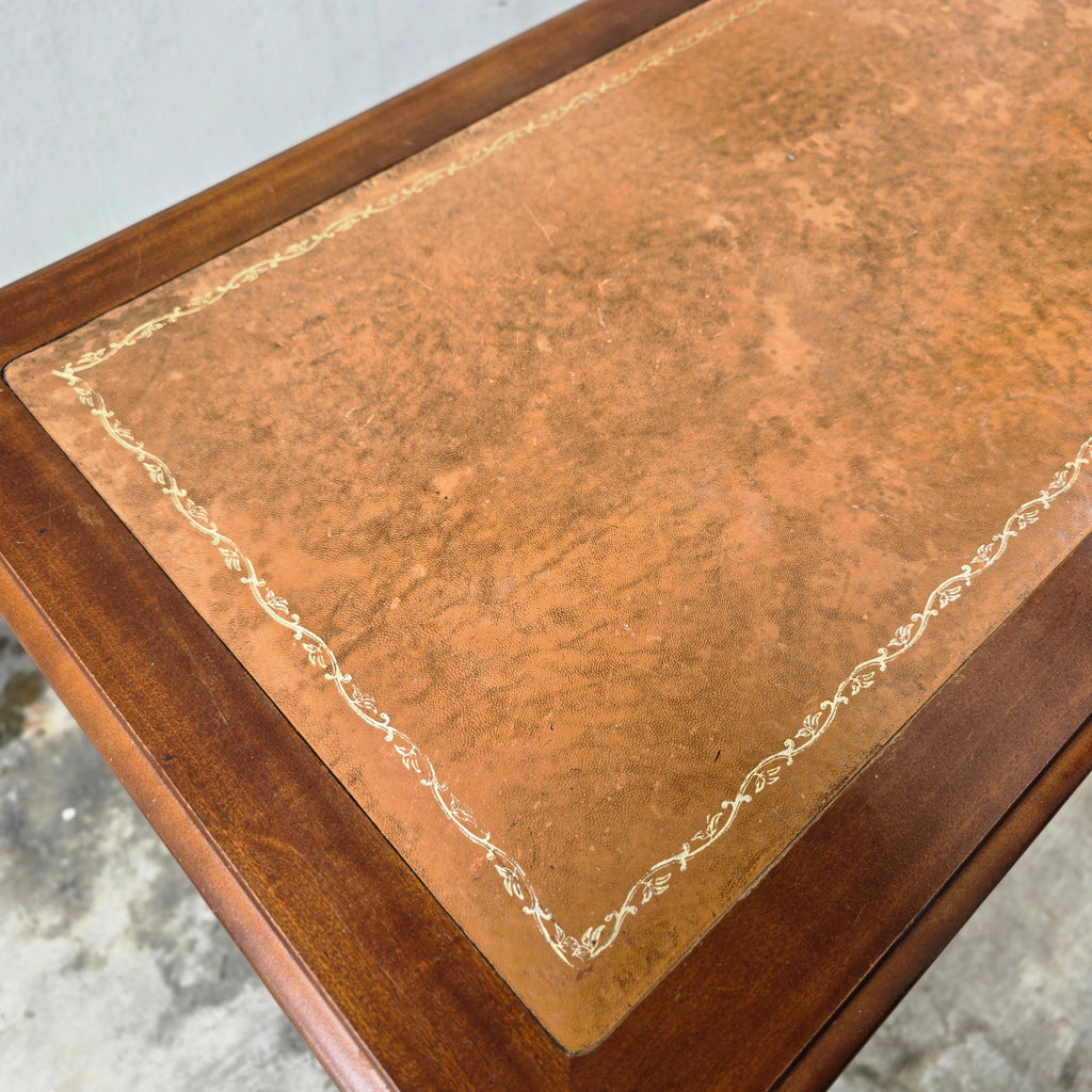 Antique Sheraton Revival Satinwood Desk