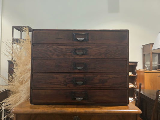 Antique Engineer drawer cabinet