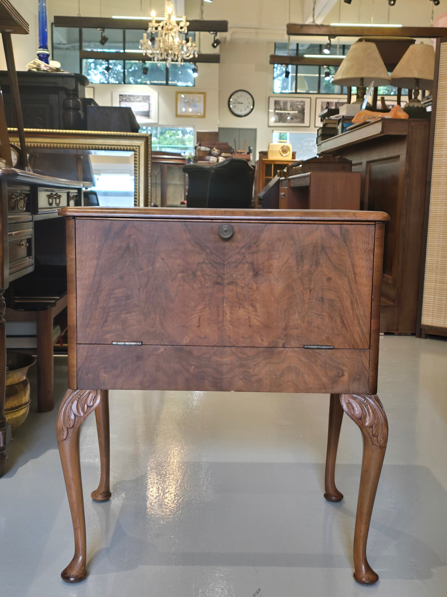 Handcrafted Louis XV Style Bedside Table – Elegant Storage Solution