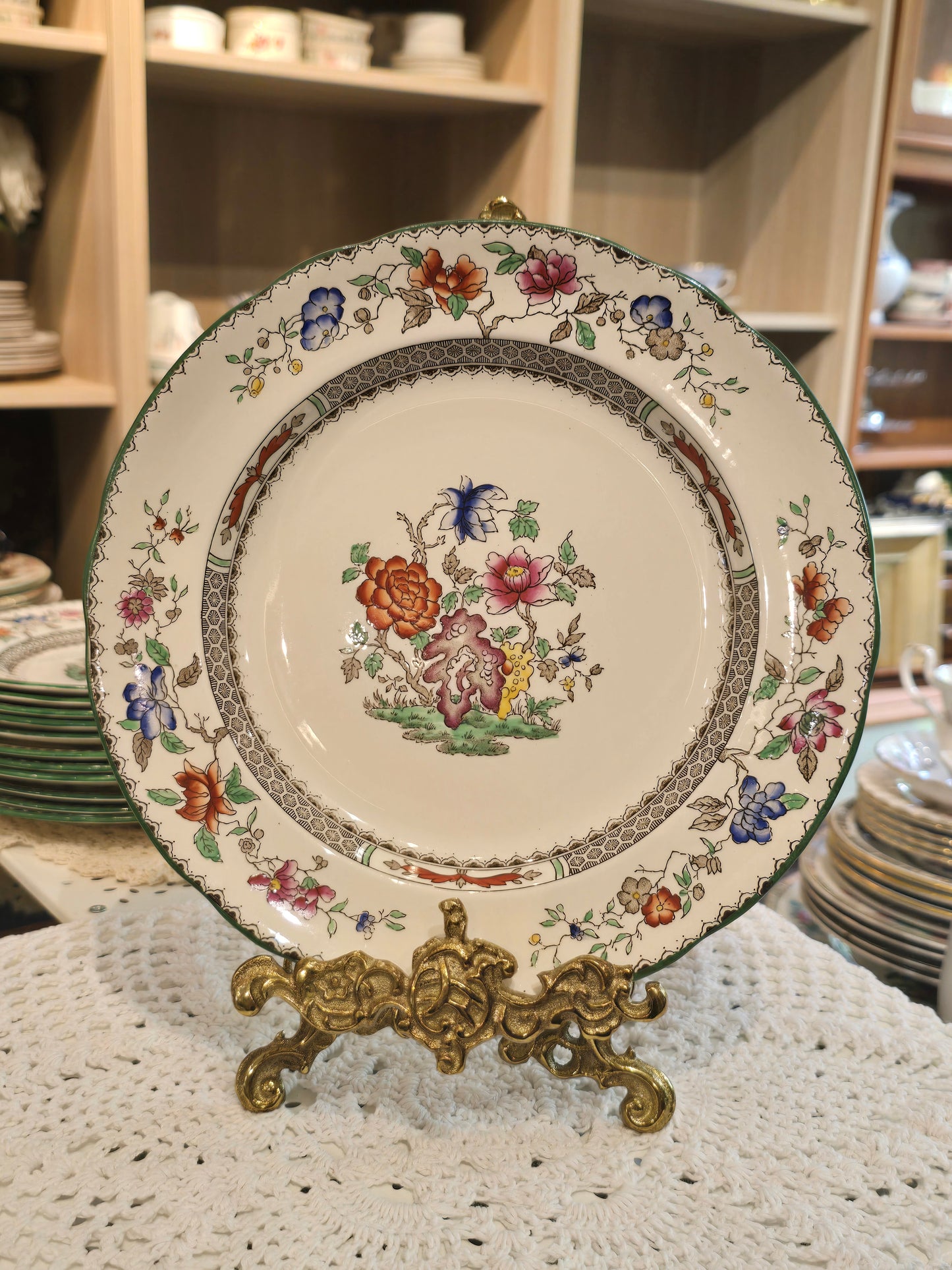 Copeland Spode Chinese Rose Luncheon Plate