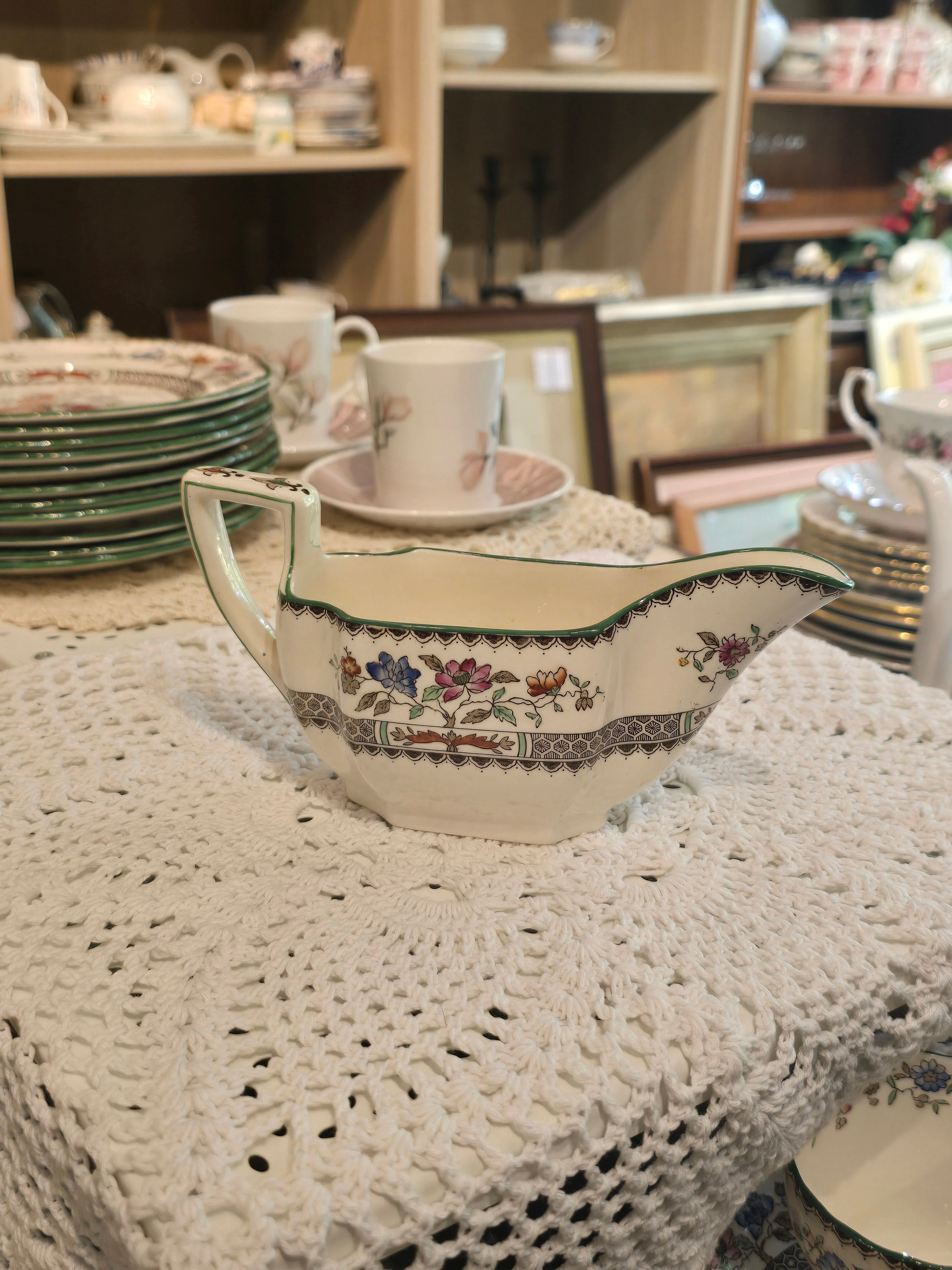 Spode Chinese Rose (Copeland Spode) Sauce Boat