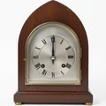 Vintage Dome Top Mahogany Case Mantel Clock