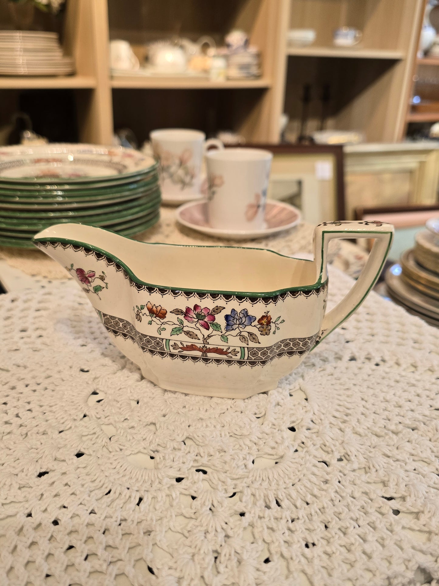 Copeland Spode Chinese Rose Gravy Bowl