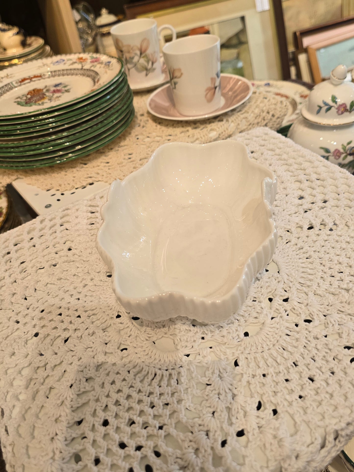 Coalport White Bone China Decorative Dish