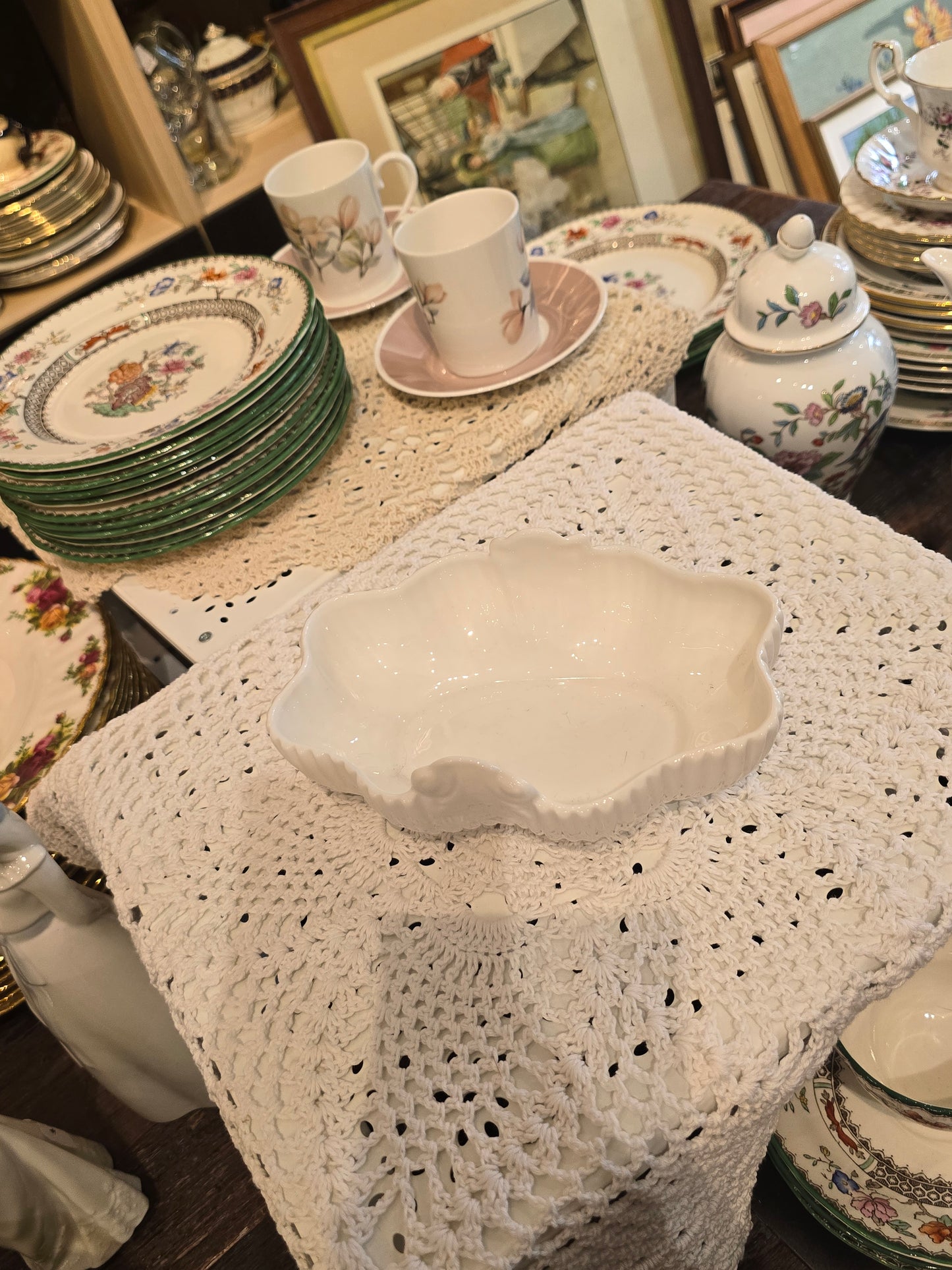 Coalport White Bone China Decorative Dish