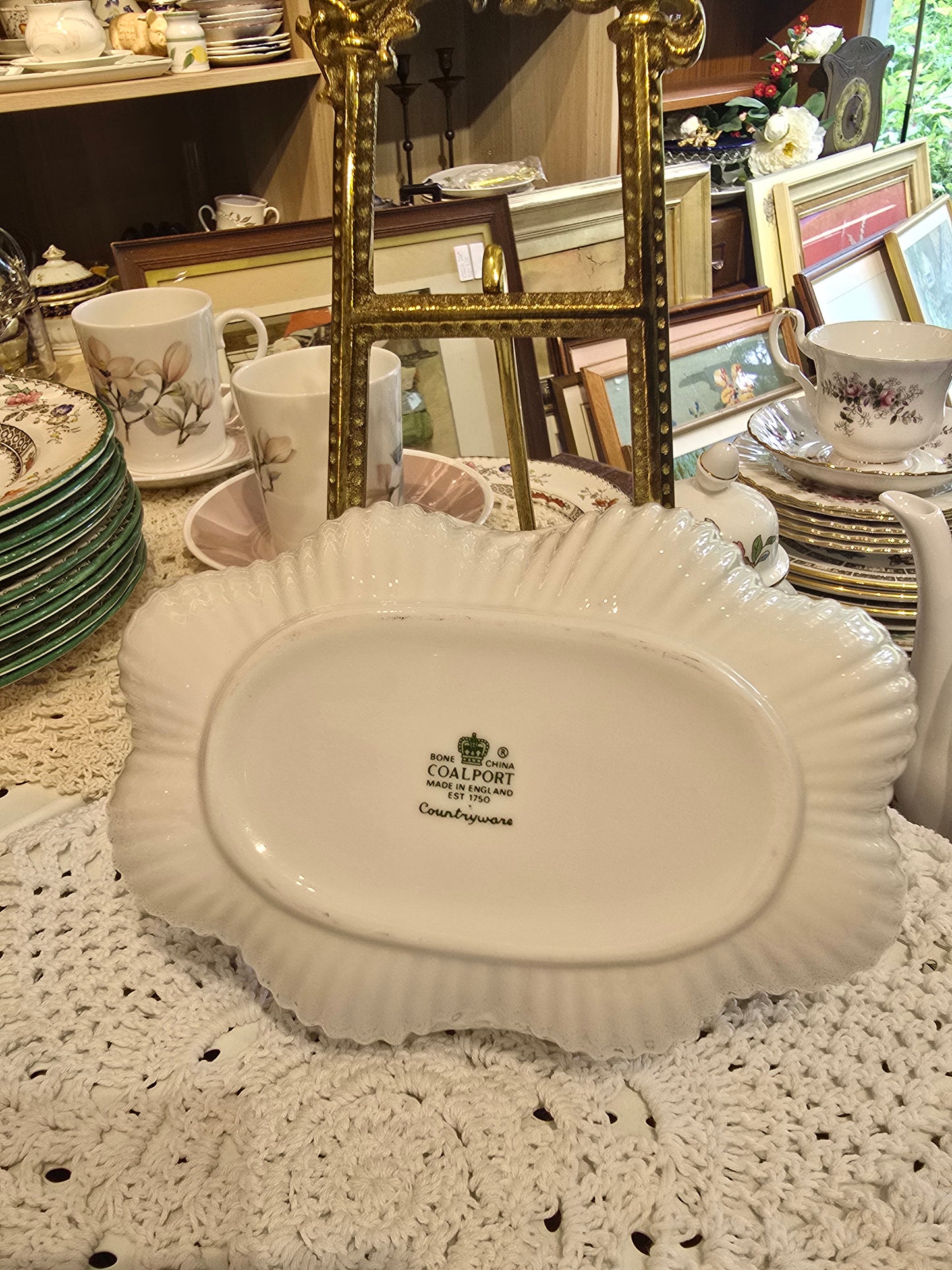 Coalport White Bone China Decorative Dish