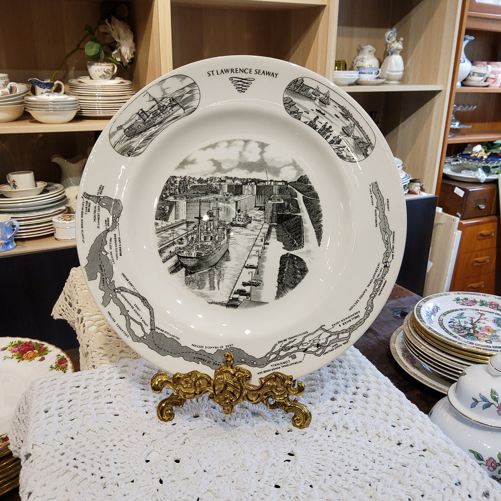 Wedgewood Welland Canal plate