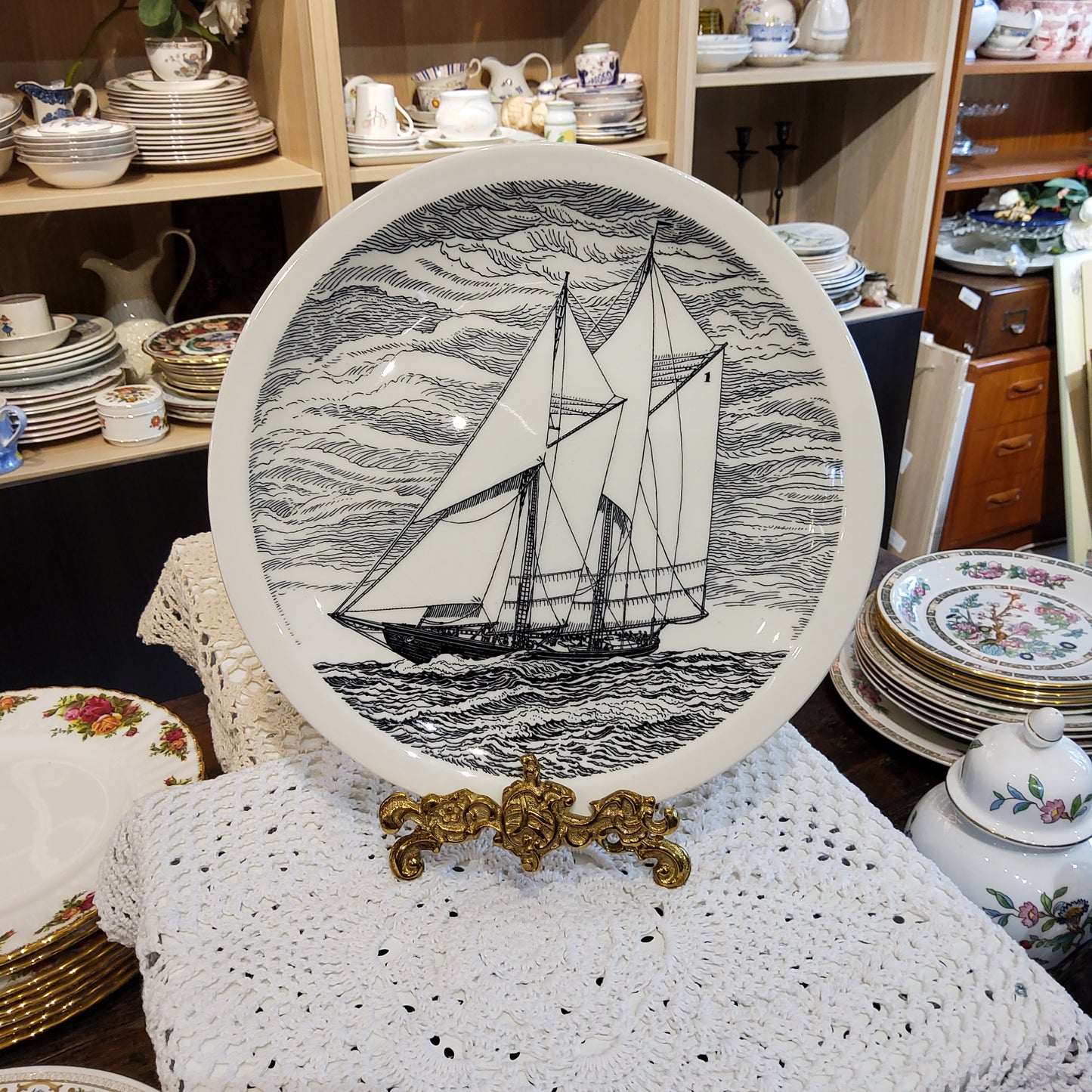 Assorted Wedgwood Bluenose Plate 1950s