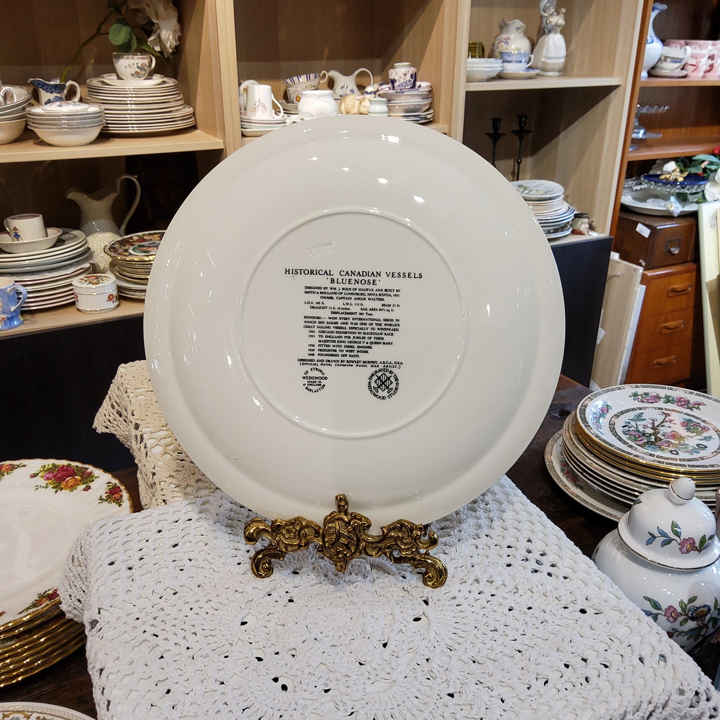 Assorted Wedgwood Bluenose Plate 1950s