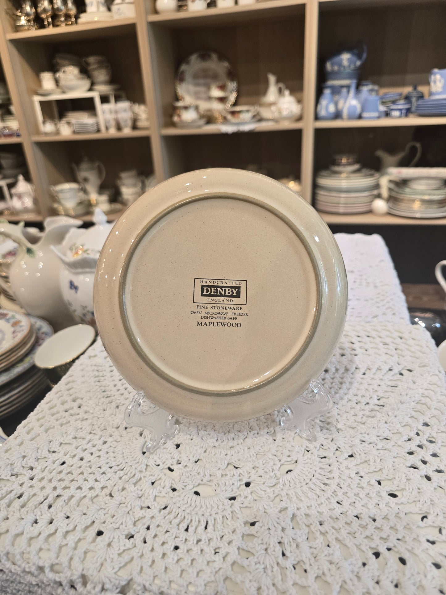 Denby Stoneware Floral Cake Plates