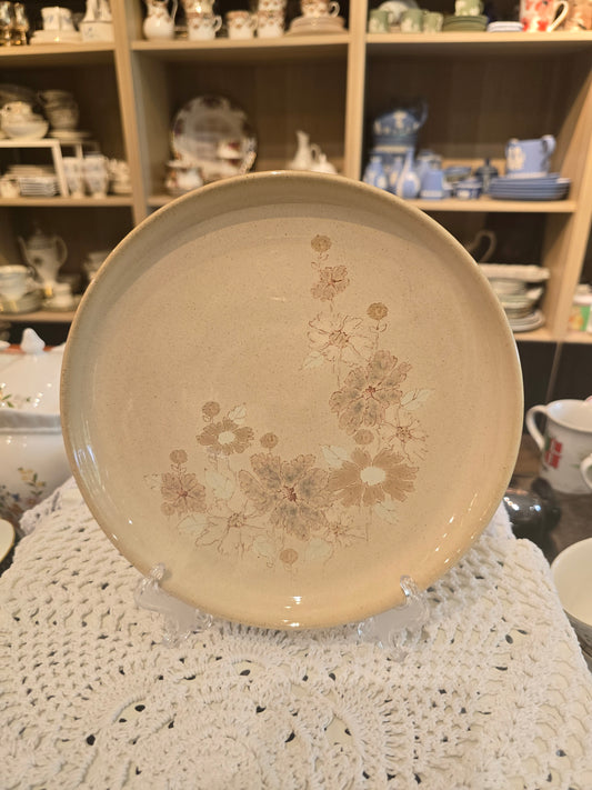 Denby Stoneware Floral Luncheon Plates