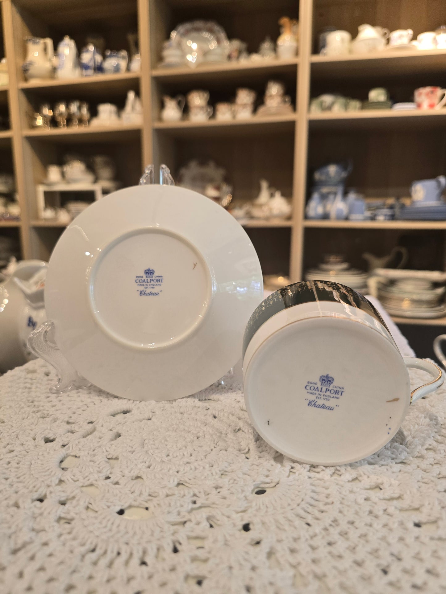 Coalport Bone China "Chateau" Tea Set