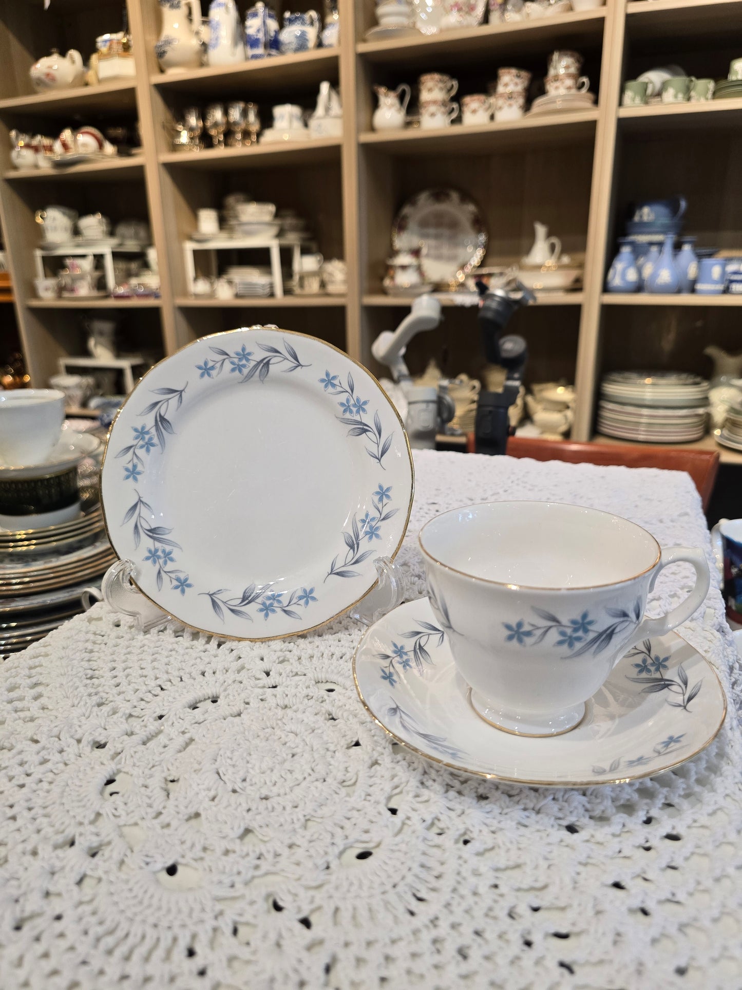 Gains Borough teaset and Cake plate