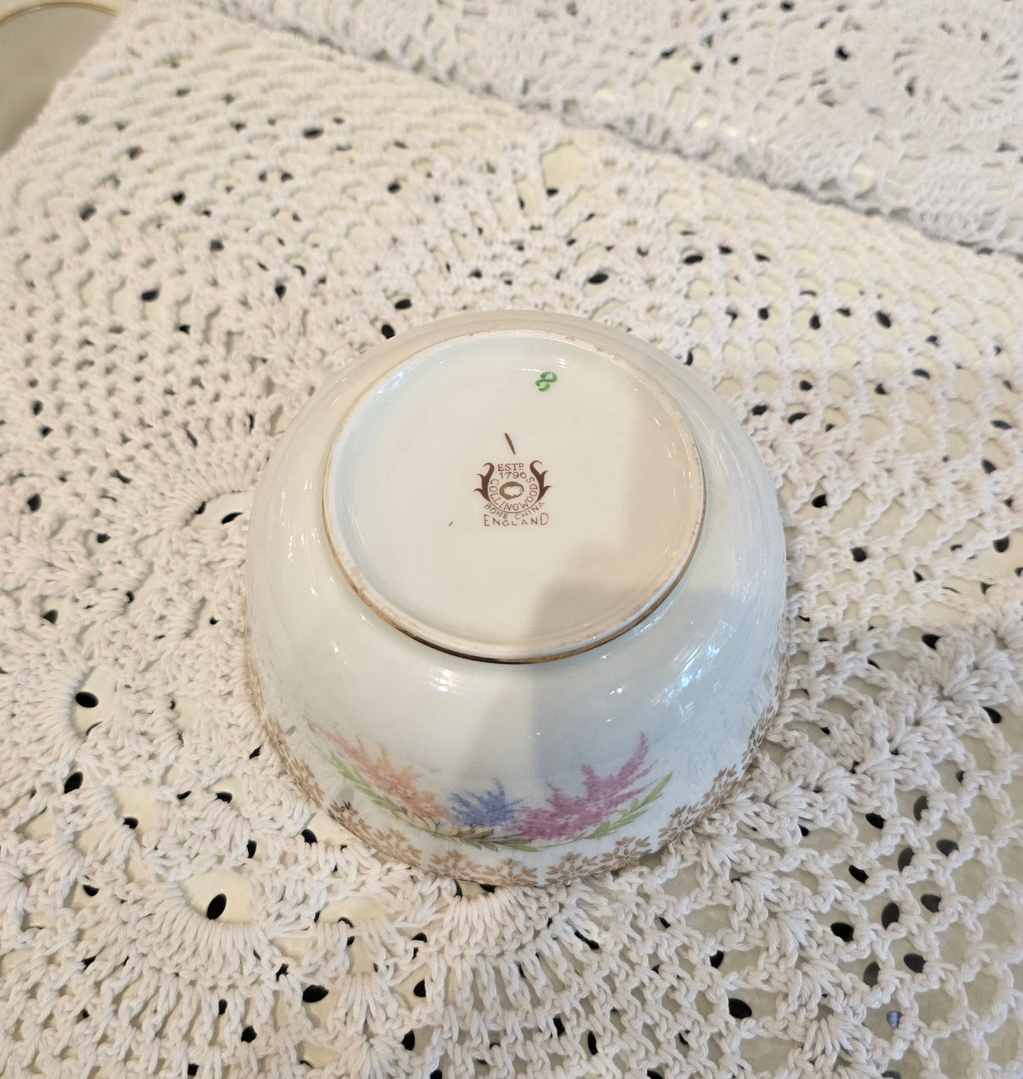 CollingWoods ESTP 1796 Bone China Sugar Bowl