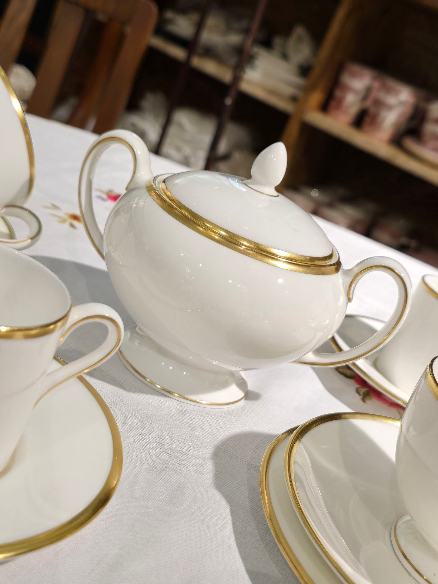 Wedgwood Fine Bone China Ivory Gold Tableware- California
