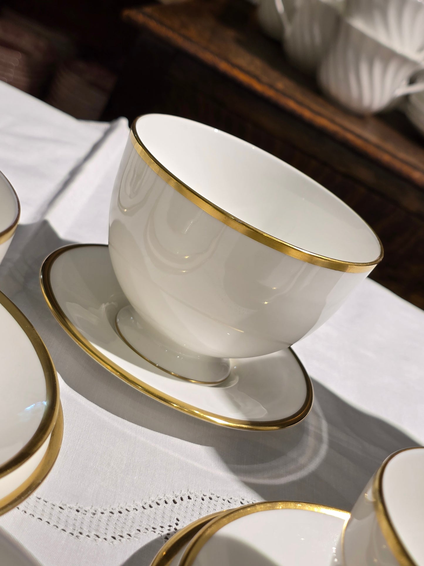 Wedgwood Fine Bone China Ivory Gold Tableware- California