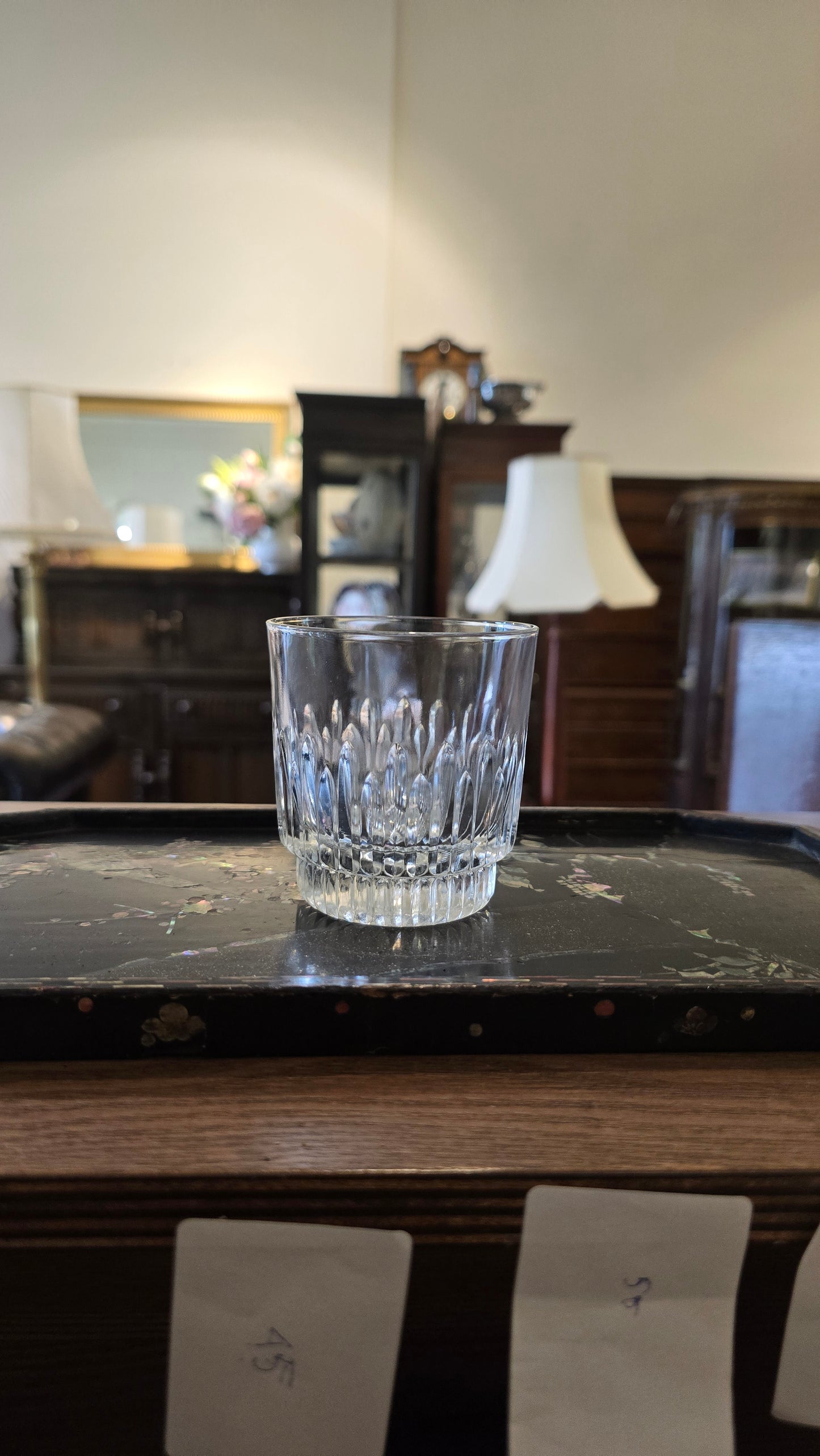 Crystal Whiskey Glasses - Old-Fashioned Low Ball Tumblers