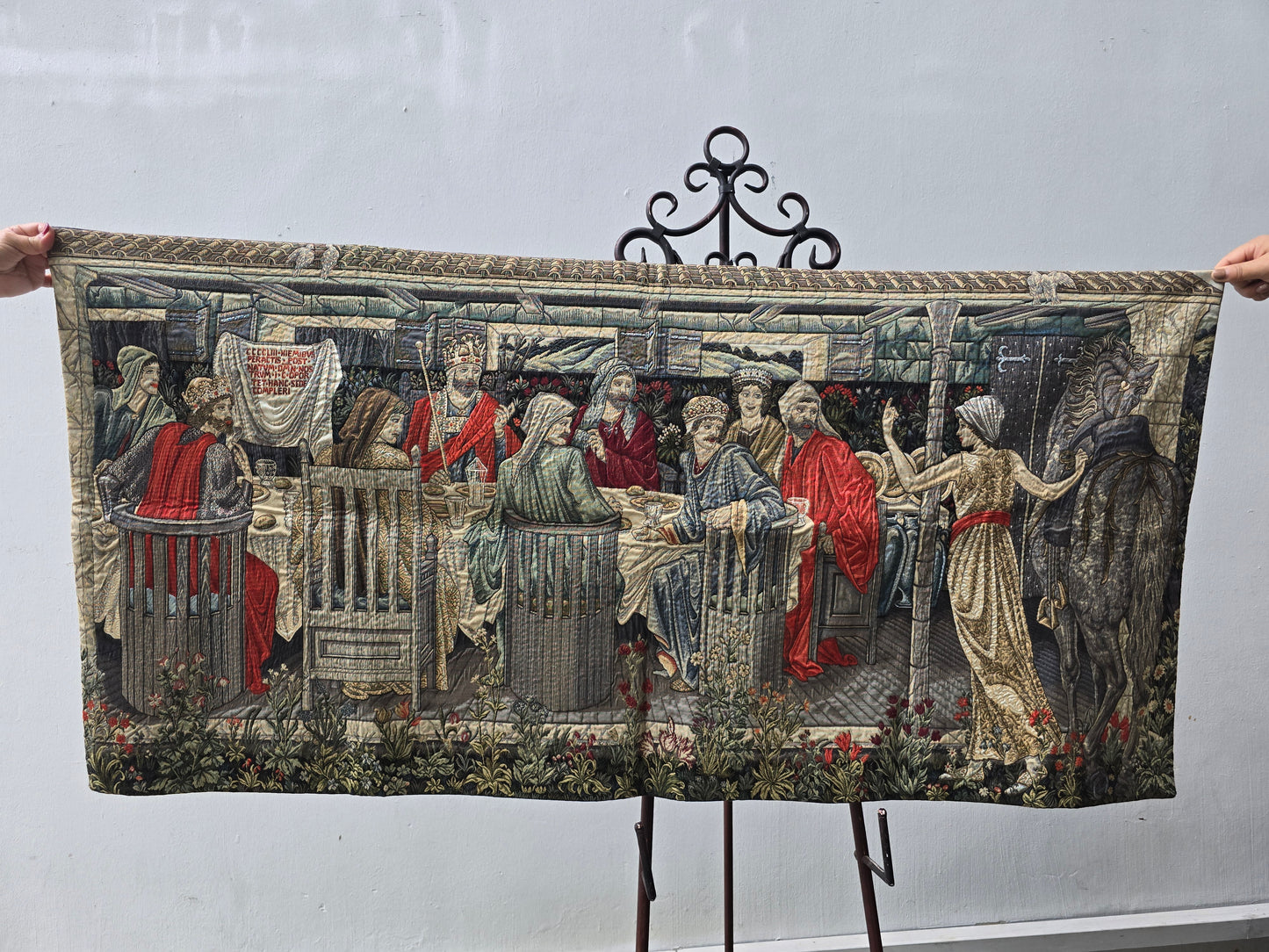 Holy Grail tapestry The Summons