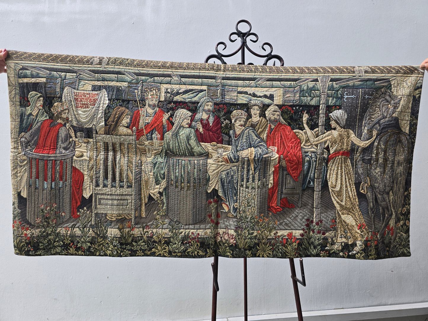 Holy Grail tapestry The Summons