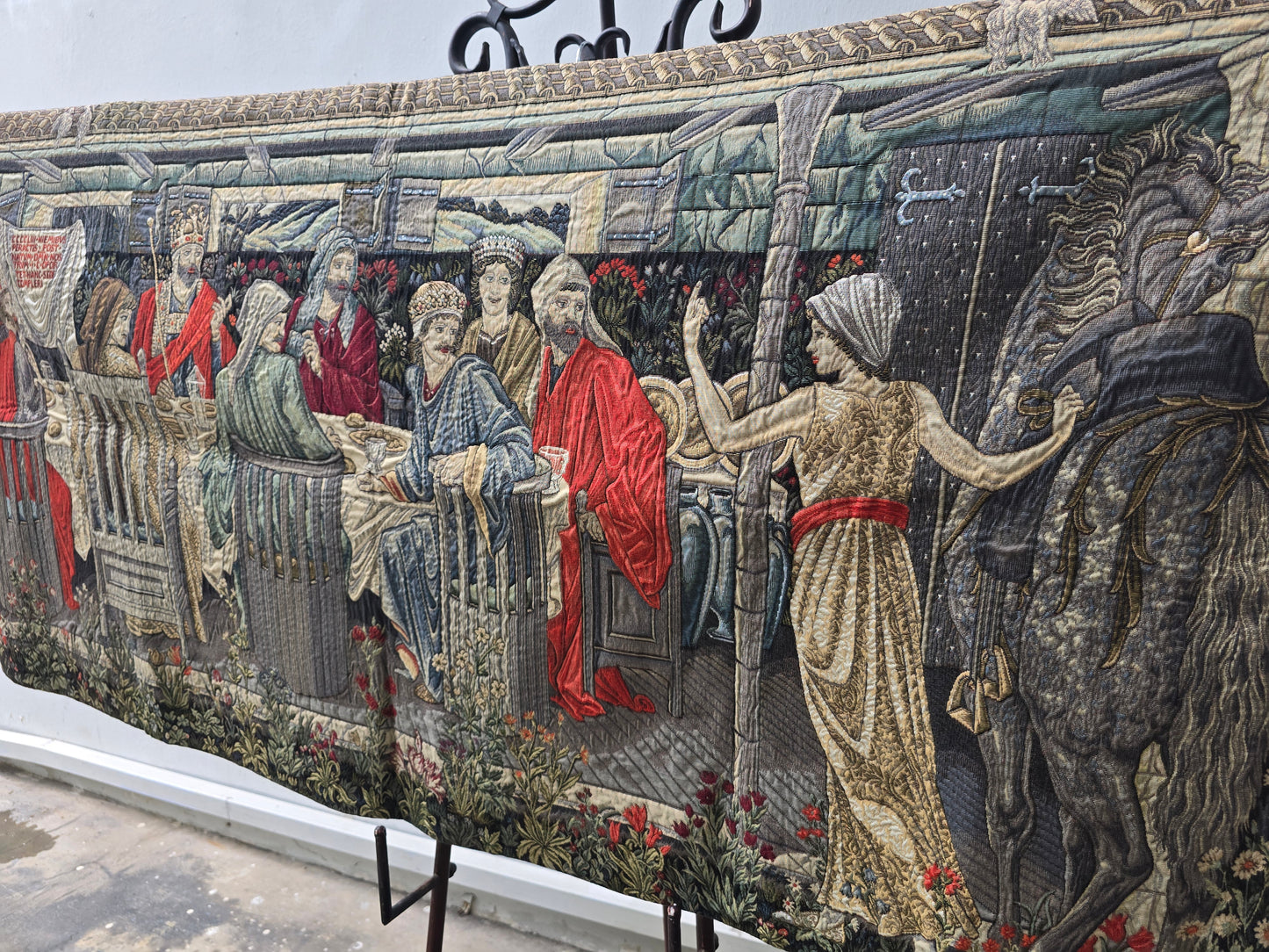 Holy Grail tapestry The Summons