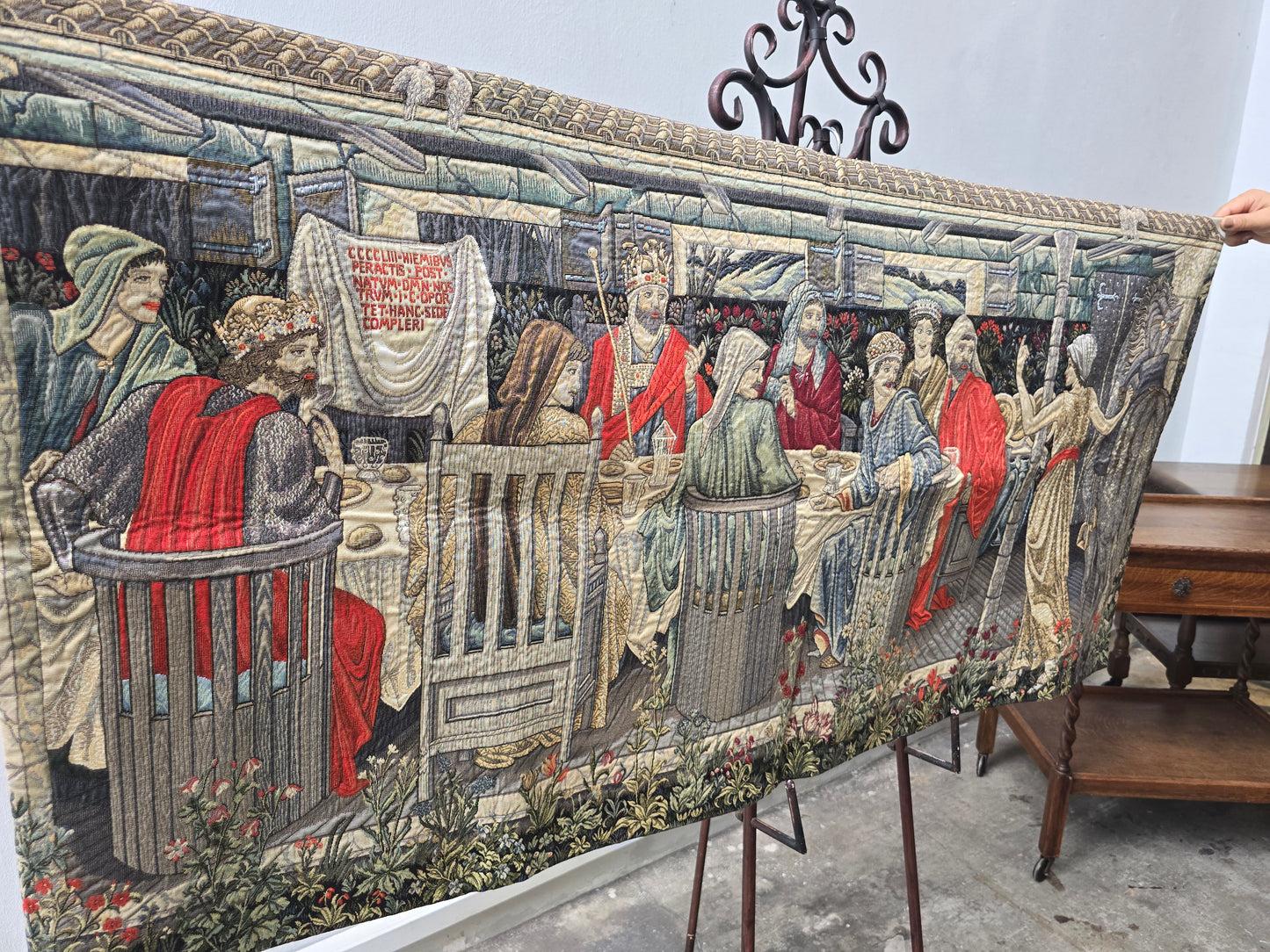 Holy Grail tapestry The Summons