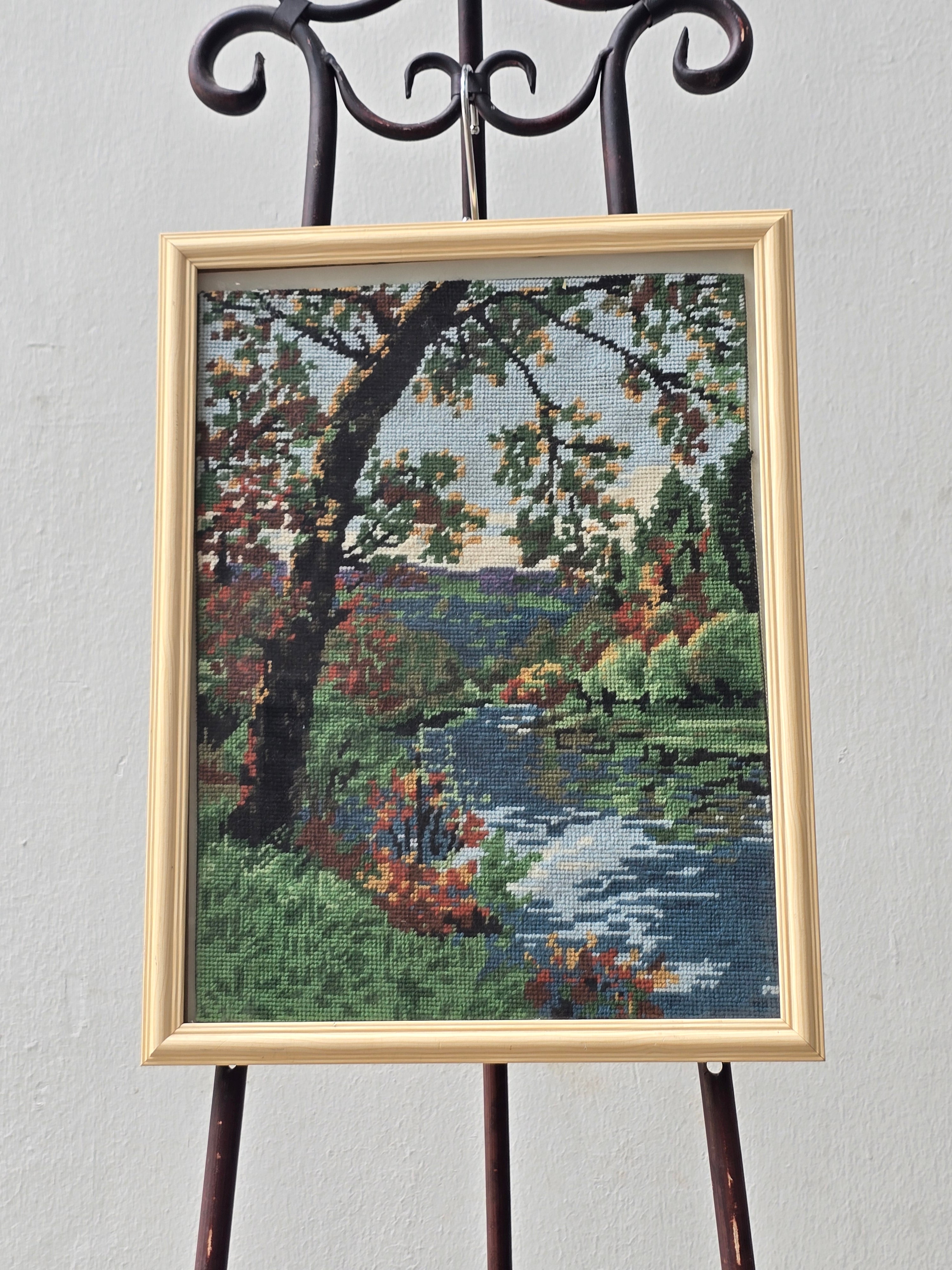 Vintage Needle Point 44cm x 34 cm